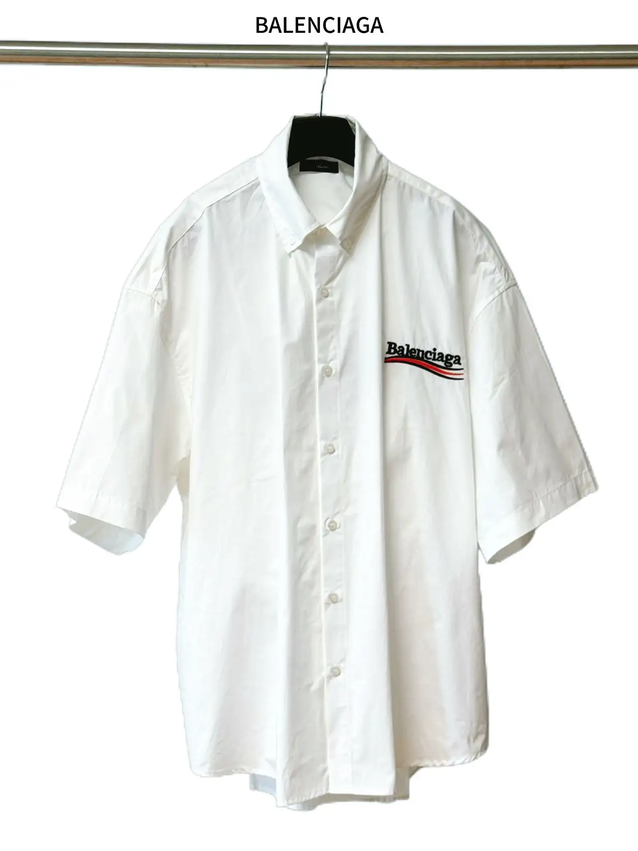 Political Campaign Embroidered Short-Sleeve Shirt D16519826