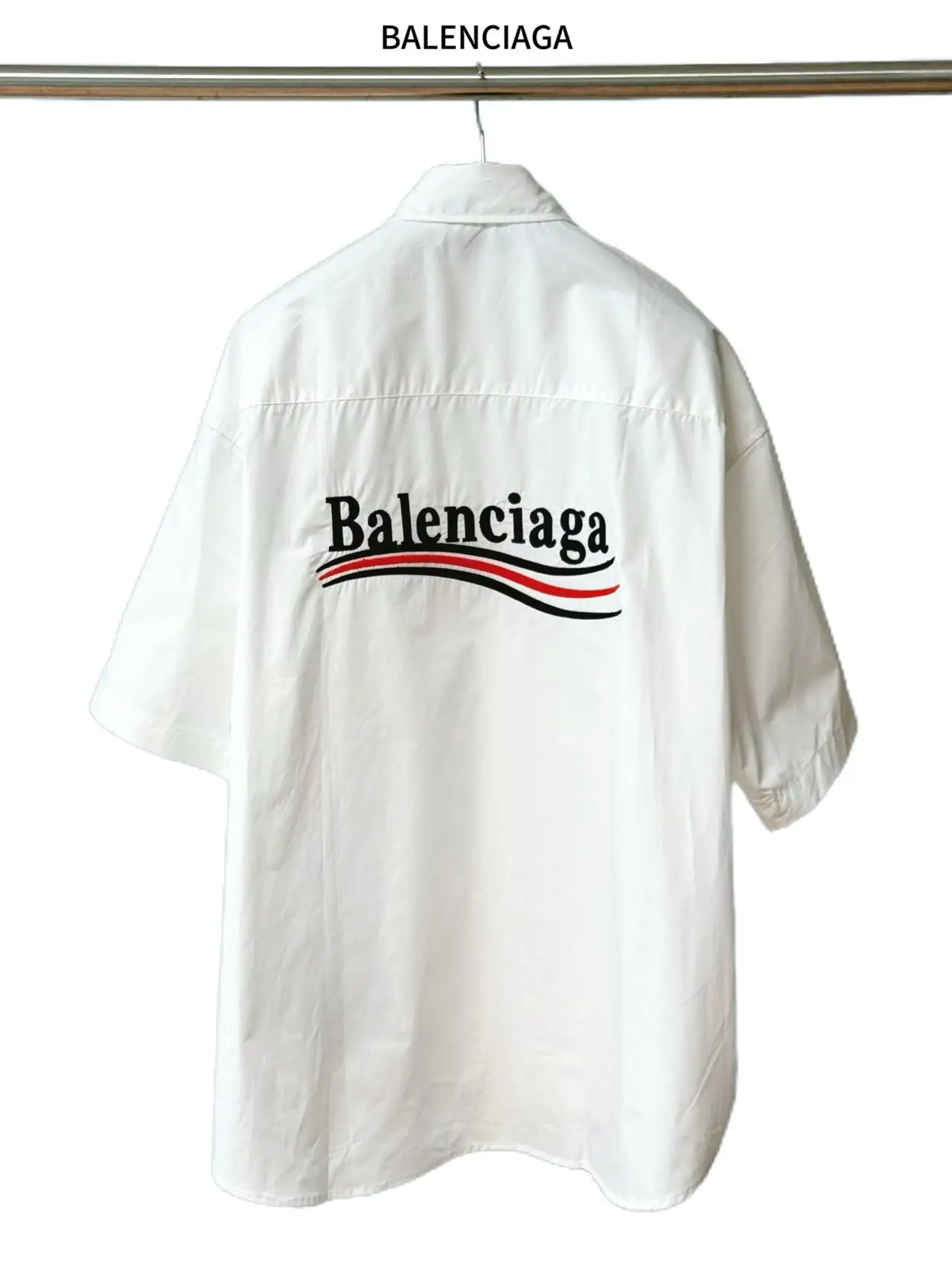 Political Campaign Embroidered Short-Sleeve Shirt D16519826 — view 2
