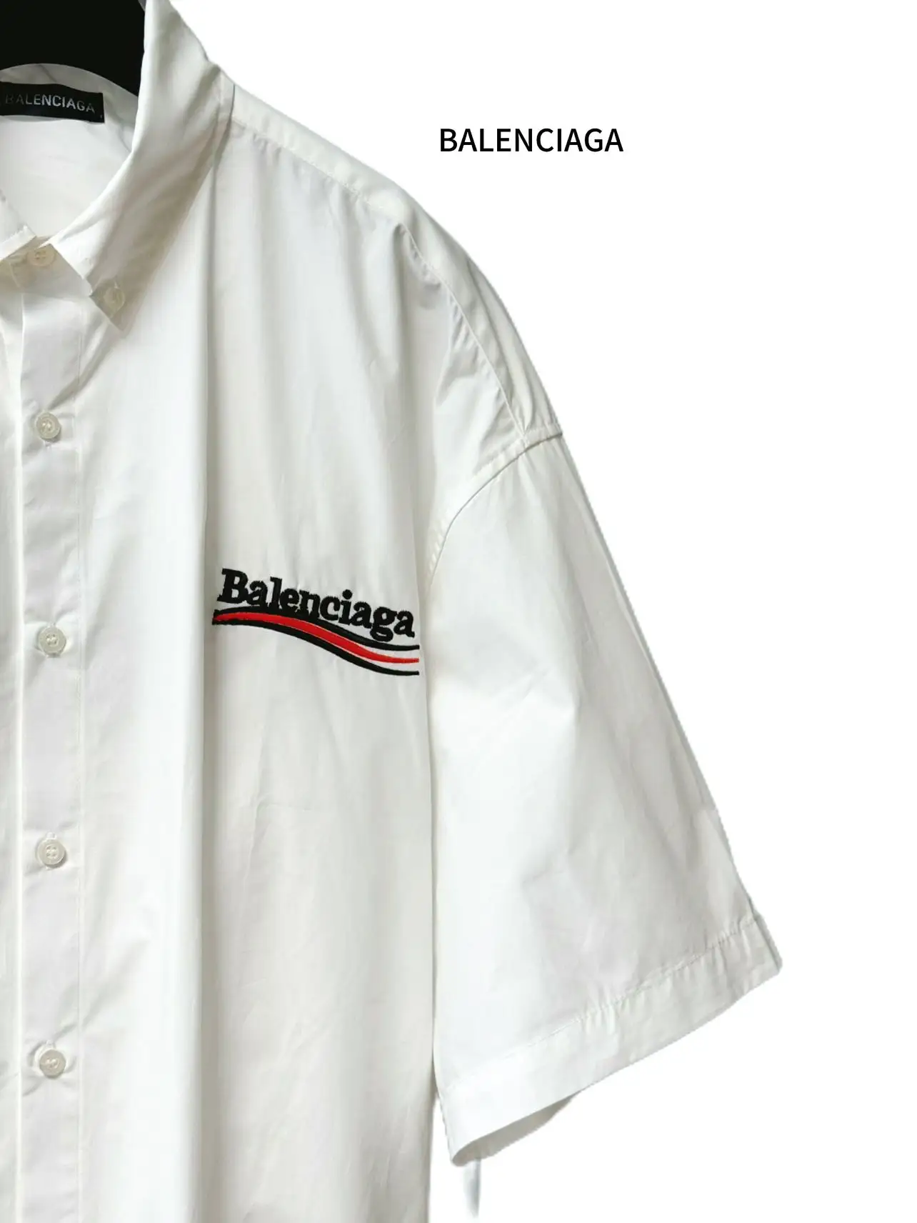 Political Campaign Embroidered Short-Sleeve Shirt D16519826 — view 5