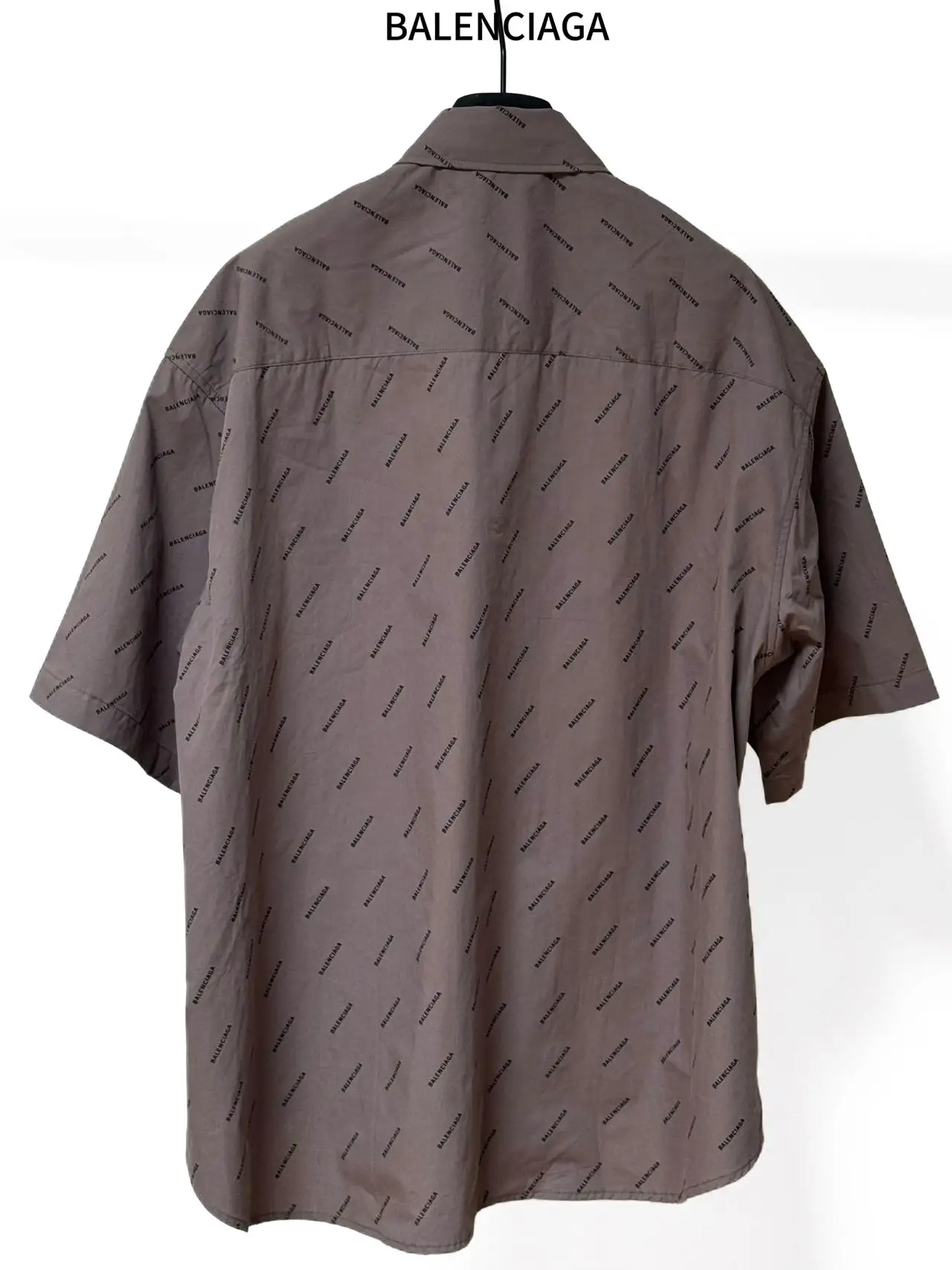 Logo-Print Cotton-Poplin Short-Sleeve Shirt D16519840 — view 2
