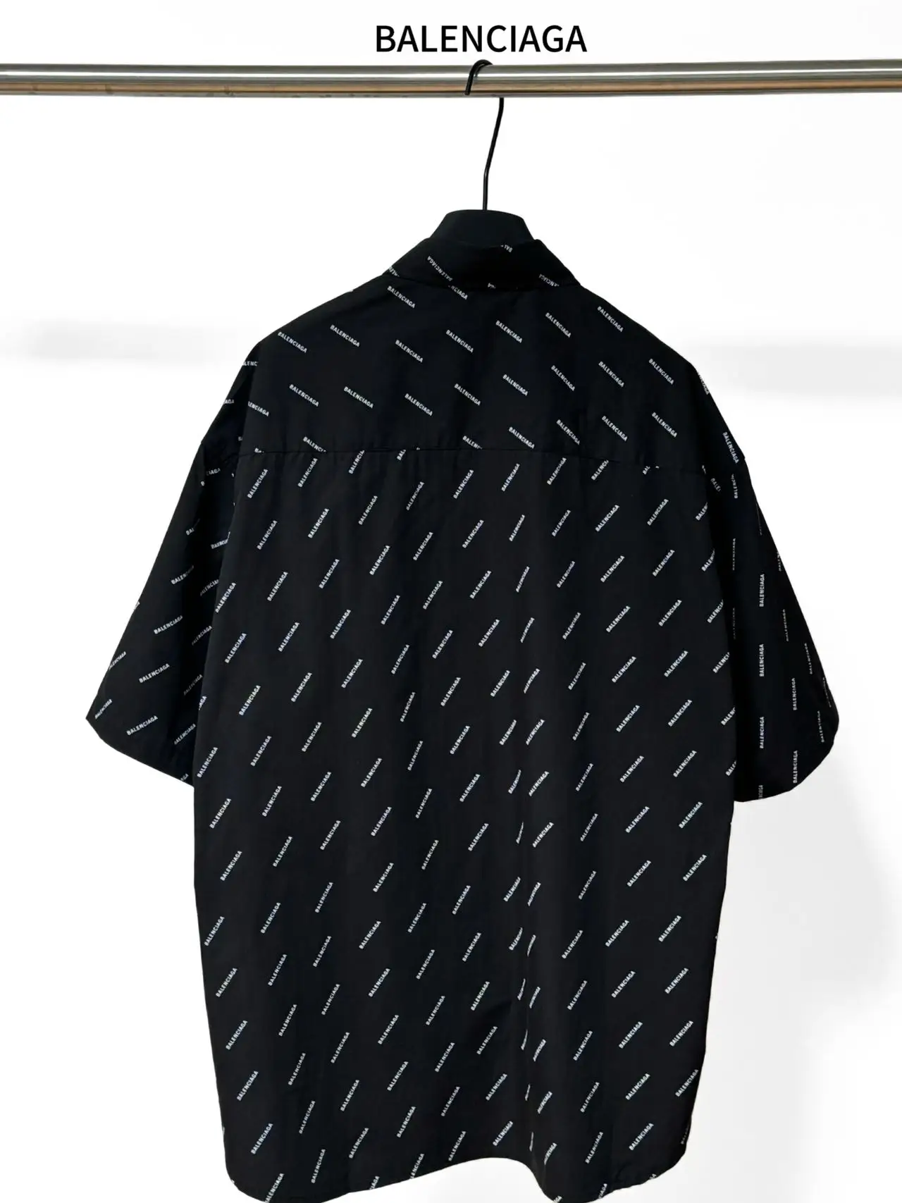 Logo-Print Cotton-Poplin Short-Sleeve Shirt D16519841 — view 2