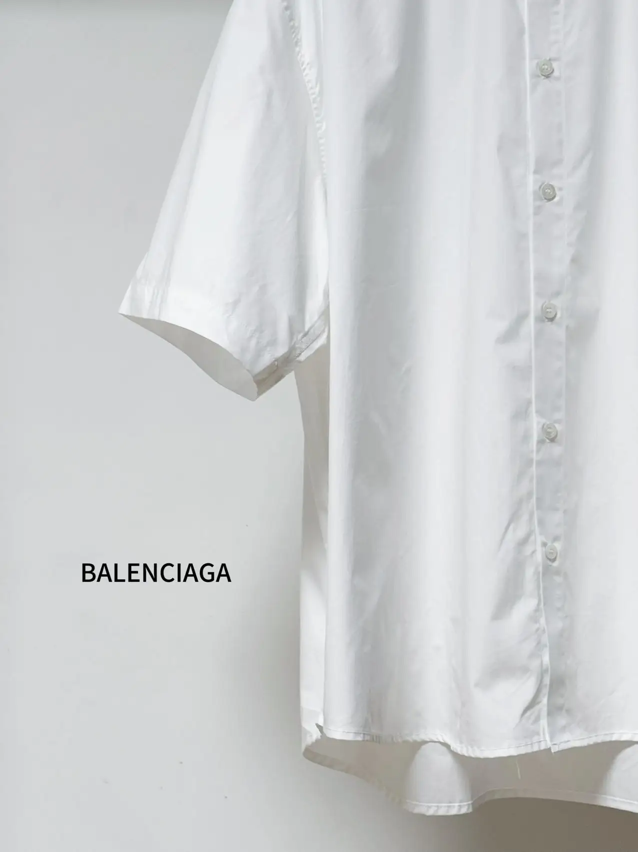 Embroidered Logo Short-Sleeve Cotton Shirt D16519833 — view 6