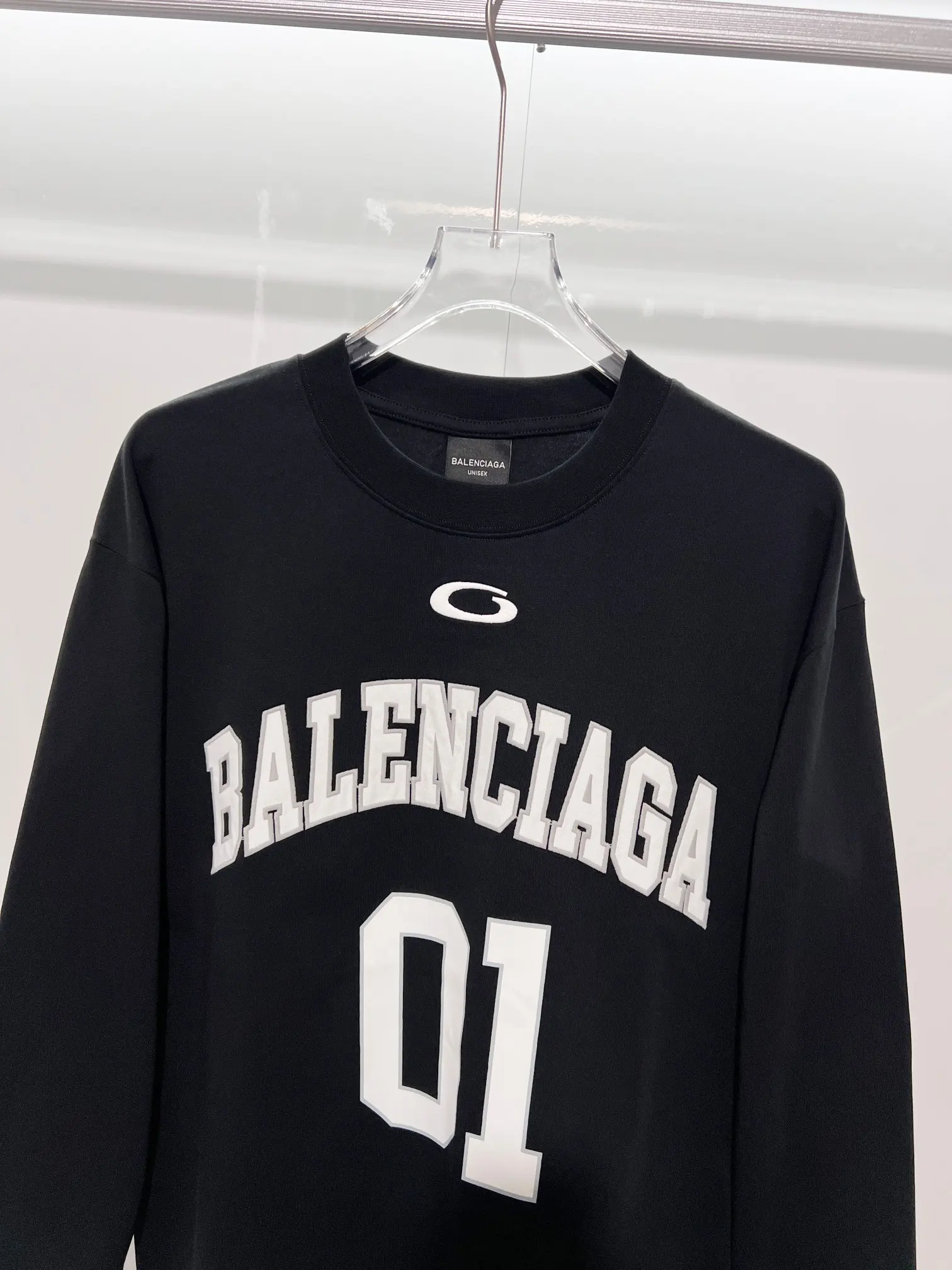Basketball Logo Embroidered Cotton Sweatshirt D16522860 — view 3