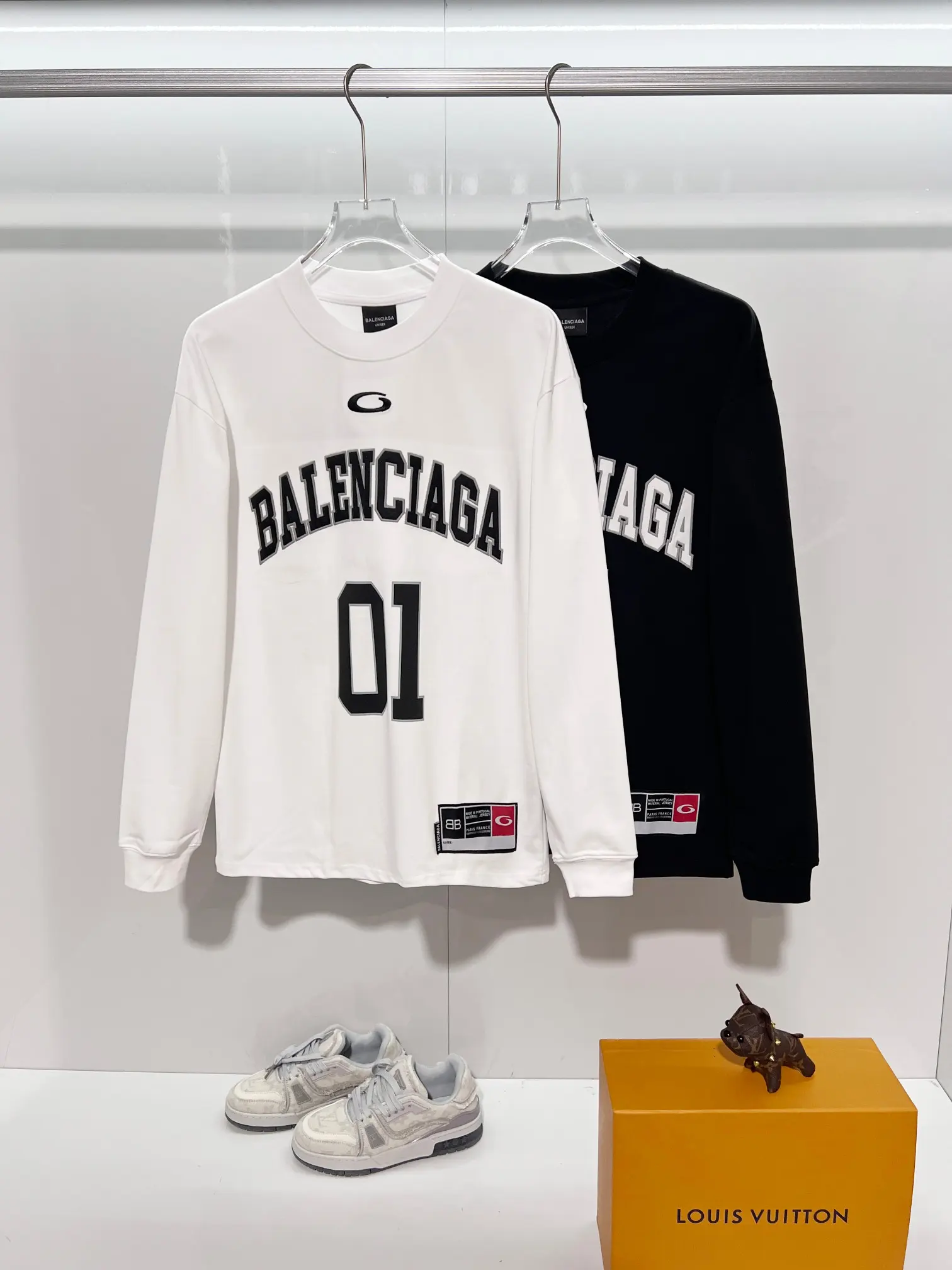 Basketball Logo Embroidered Cotton Sweatshirt D16522860 — view 12
