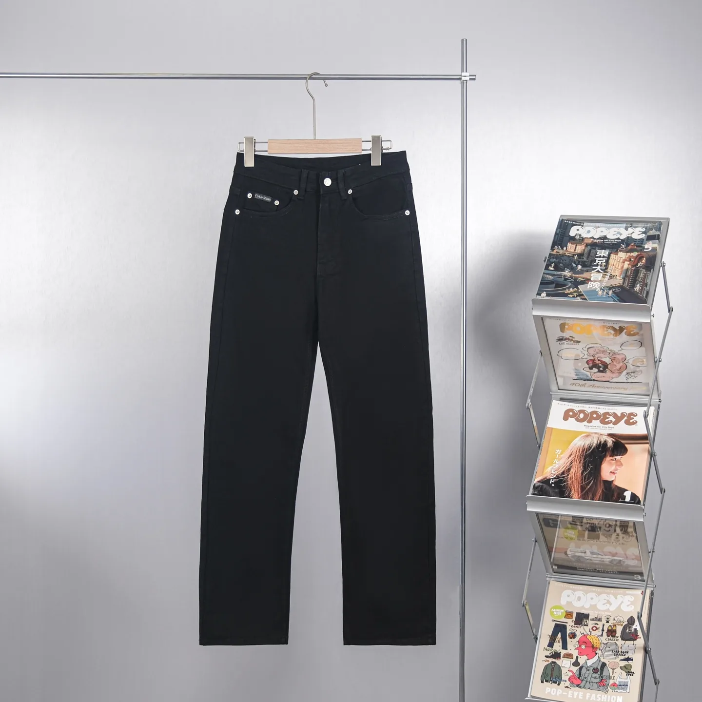 Slim-Straight Leg Stretch Denim Jeans D16521796