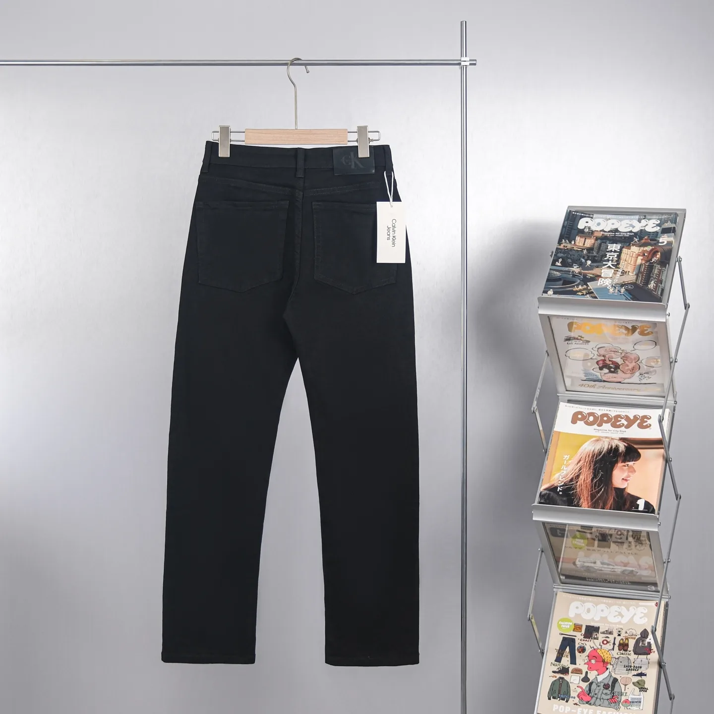Slim-Straight Leg Stretch Denim Jeans D16521796 — view 2