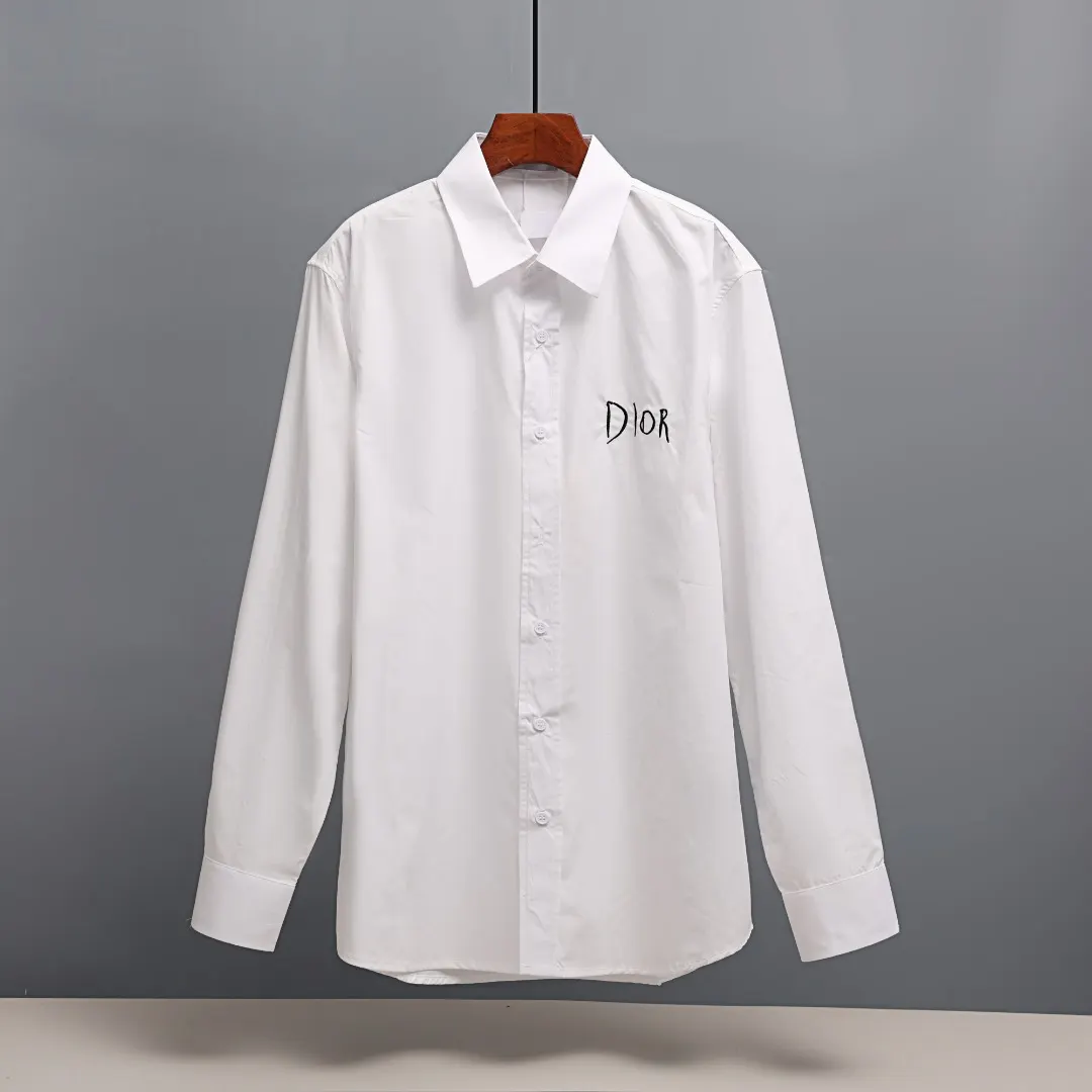 Logo-Embroidered Cotton-Blend Poplin Shirt D16521350