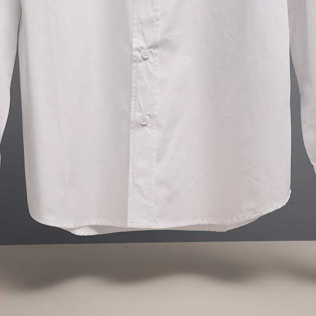 Logo-Embroidered Cotton-Blend Poplin Shirt D16521350 — view 6