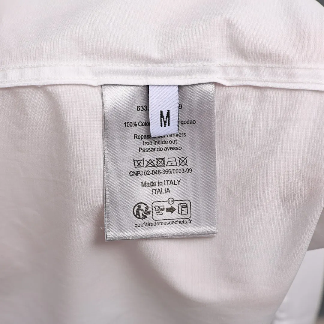 Logo-Embroidered Cotton-Blend Poplin Shirt D16521350 — view 9
