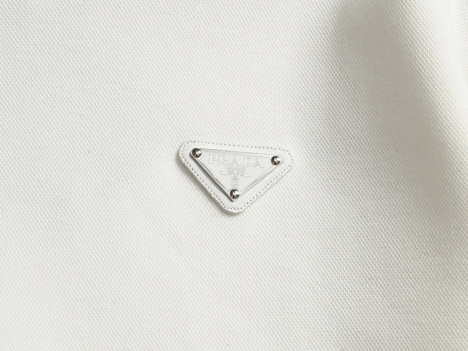 Enamel Triangle Logo Crew-Neck Sweatshirt D17021962 — view 5