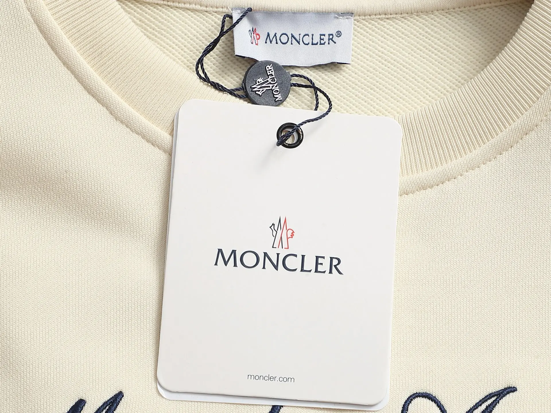 Moncler Archive Logo Crew-Neck Sweatshirt D17021948 — view 6
