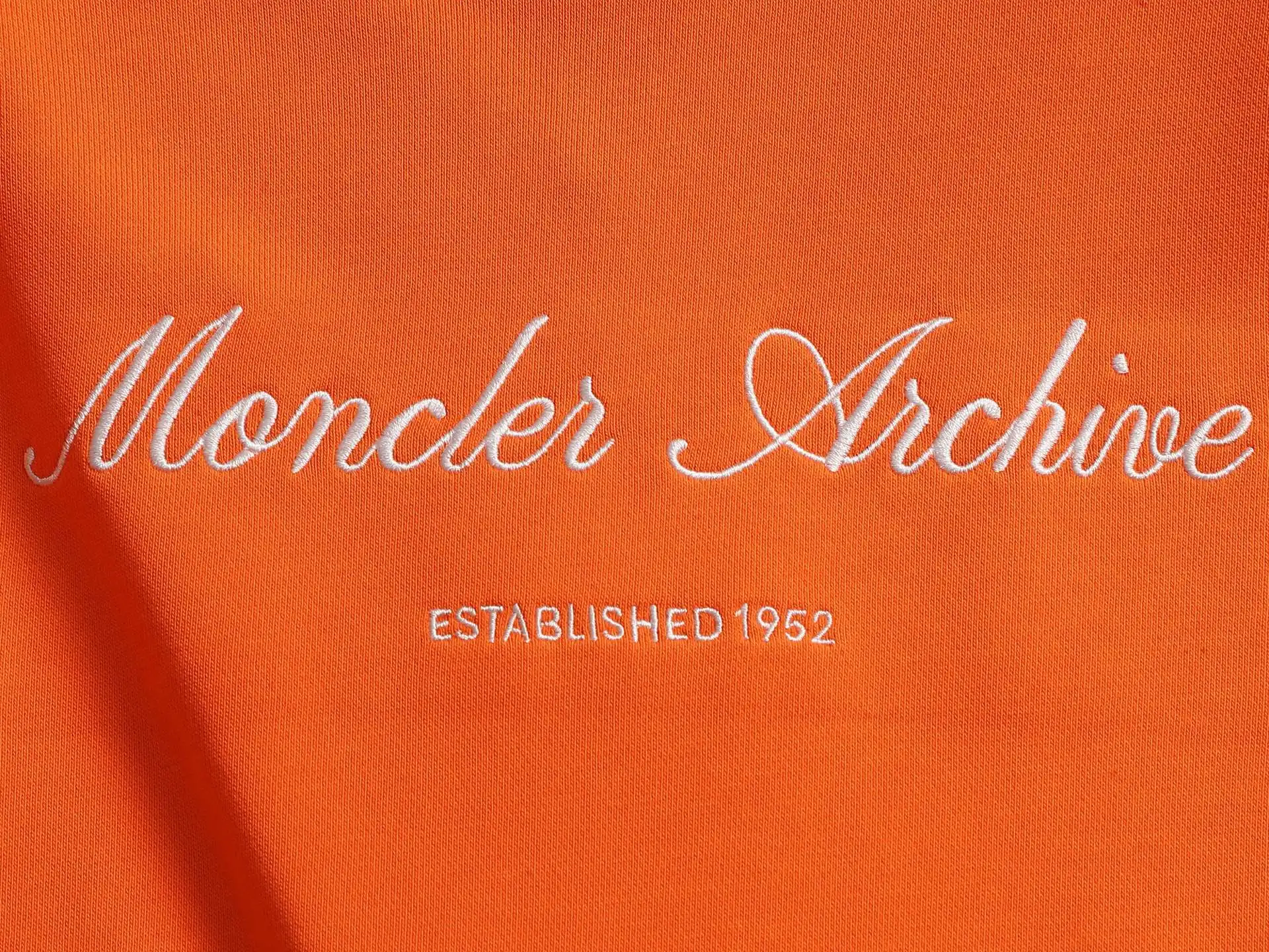 Moncler Archive Logo Embroidered Sweatshirt D17021947 — view 4