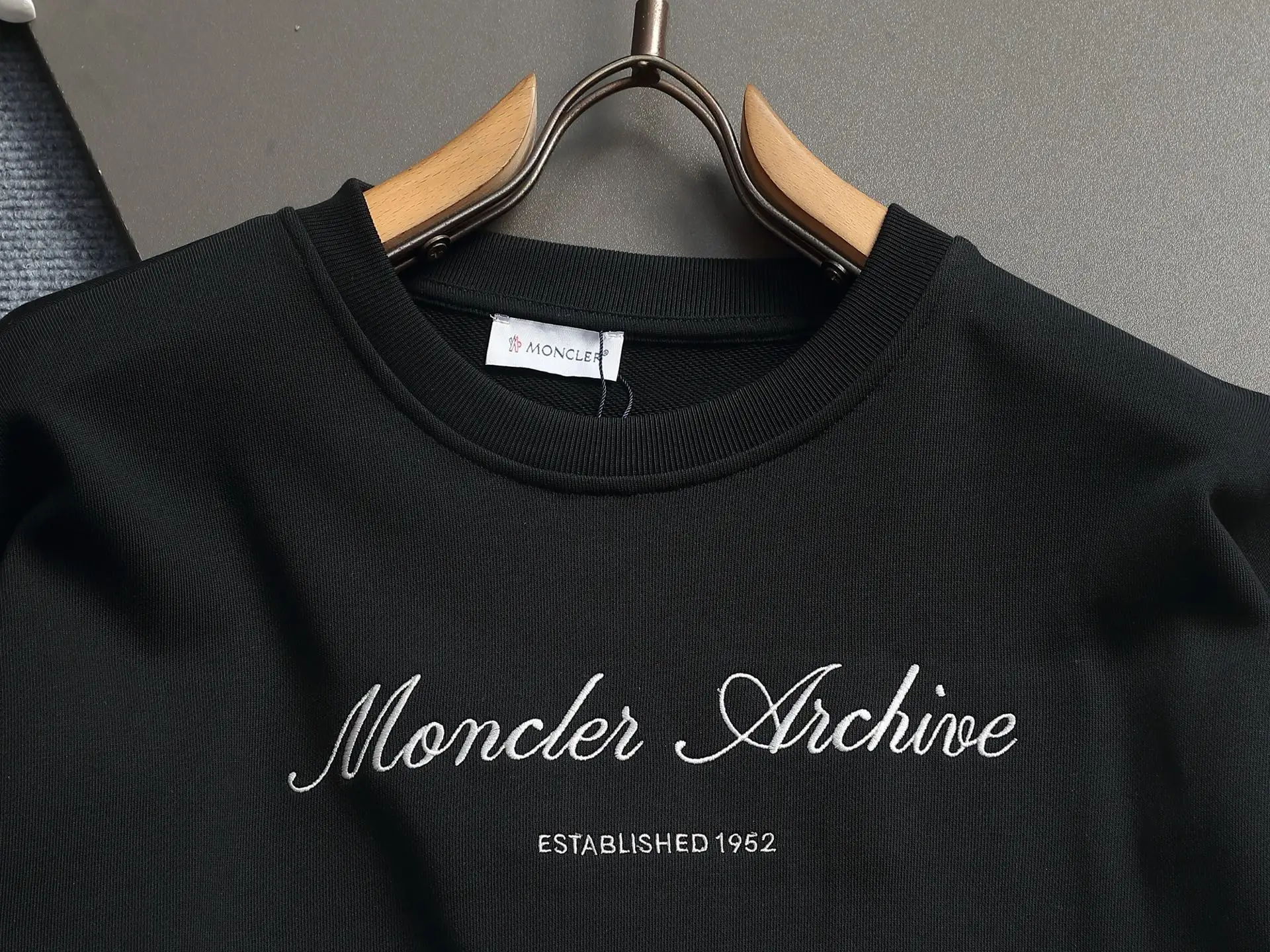 Moncler Archive Logo Embroidered Sweatshirt D17021949 — view 2
