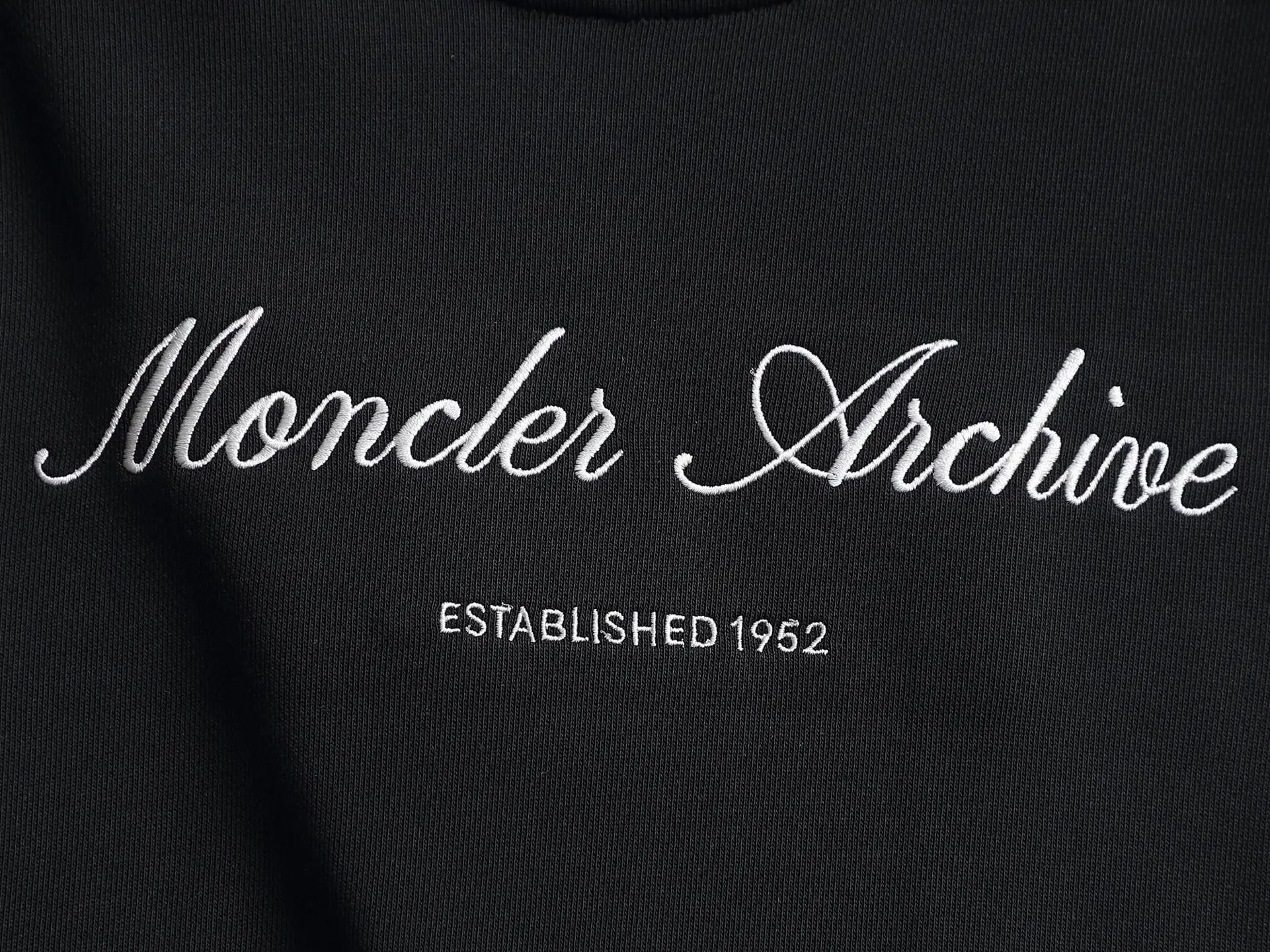 Moncler Archive Logo Embroidered Sweatshirt D17021949 — view 4