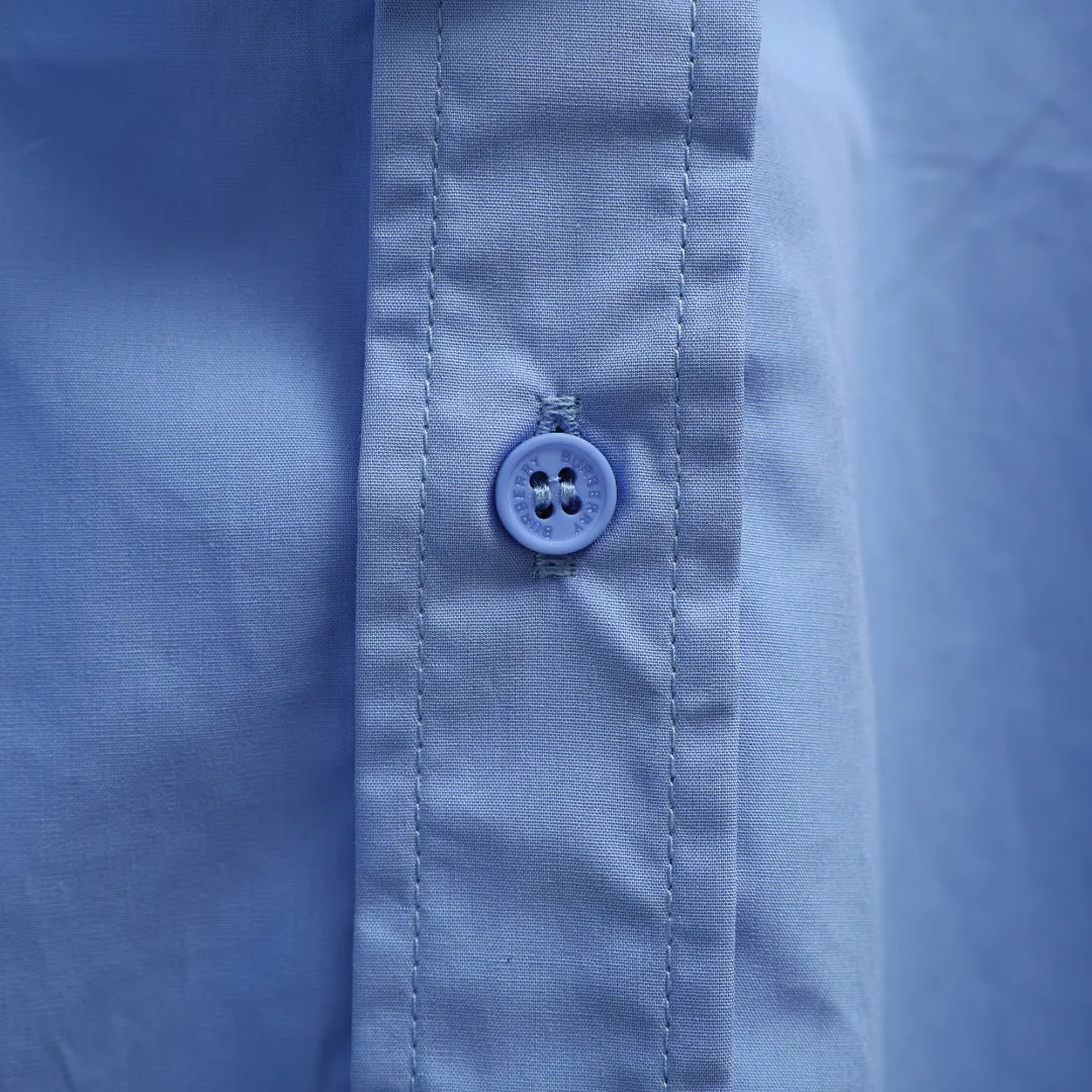 Embroidered Logo Poplin Long-Sleeve Shirt D17021351 — view 10