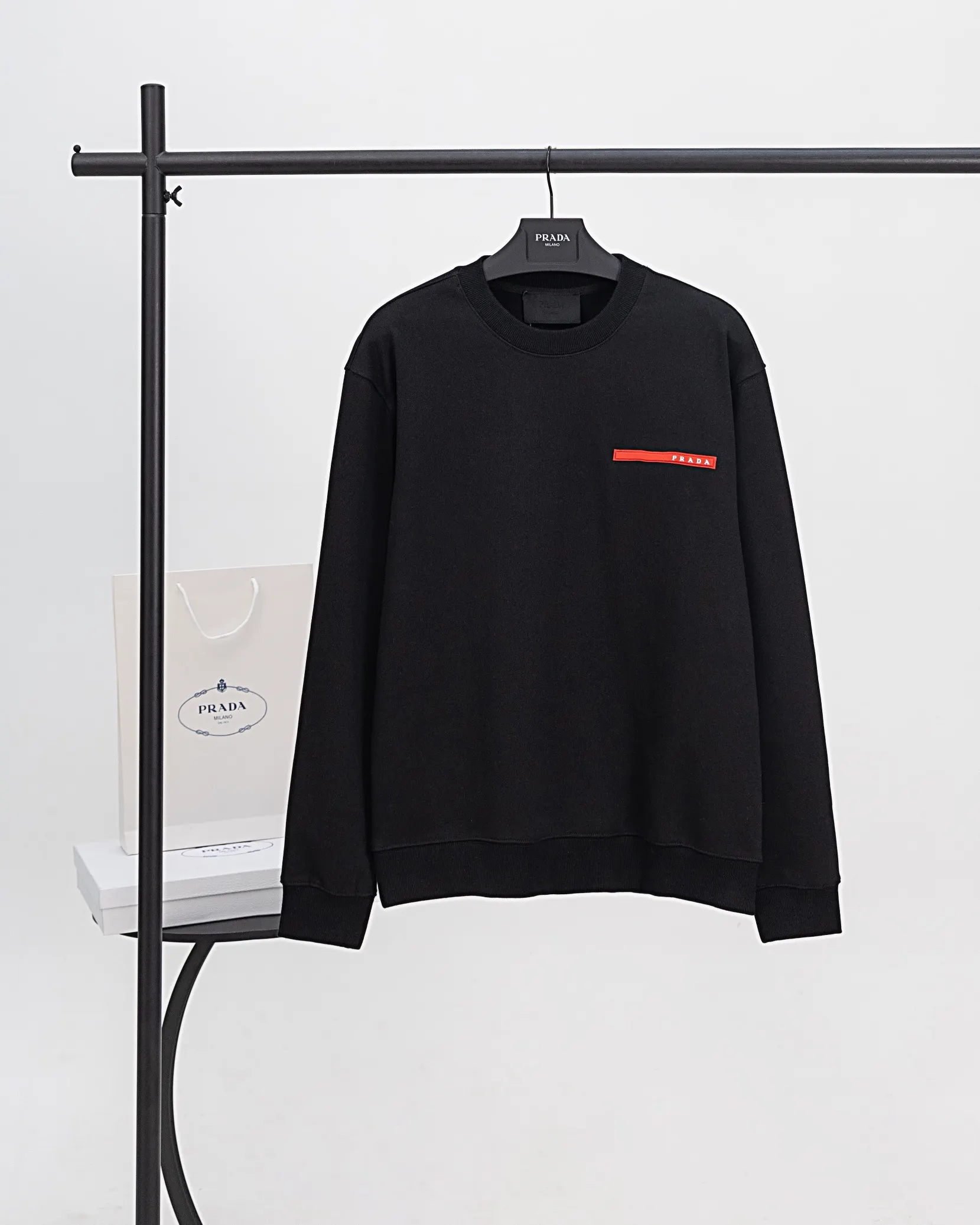 Logo-Patch Cotton-Jersey Sweatshirt D17019890