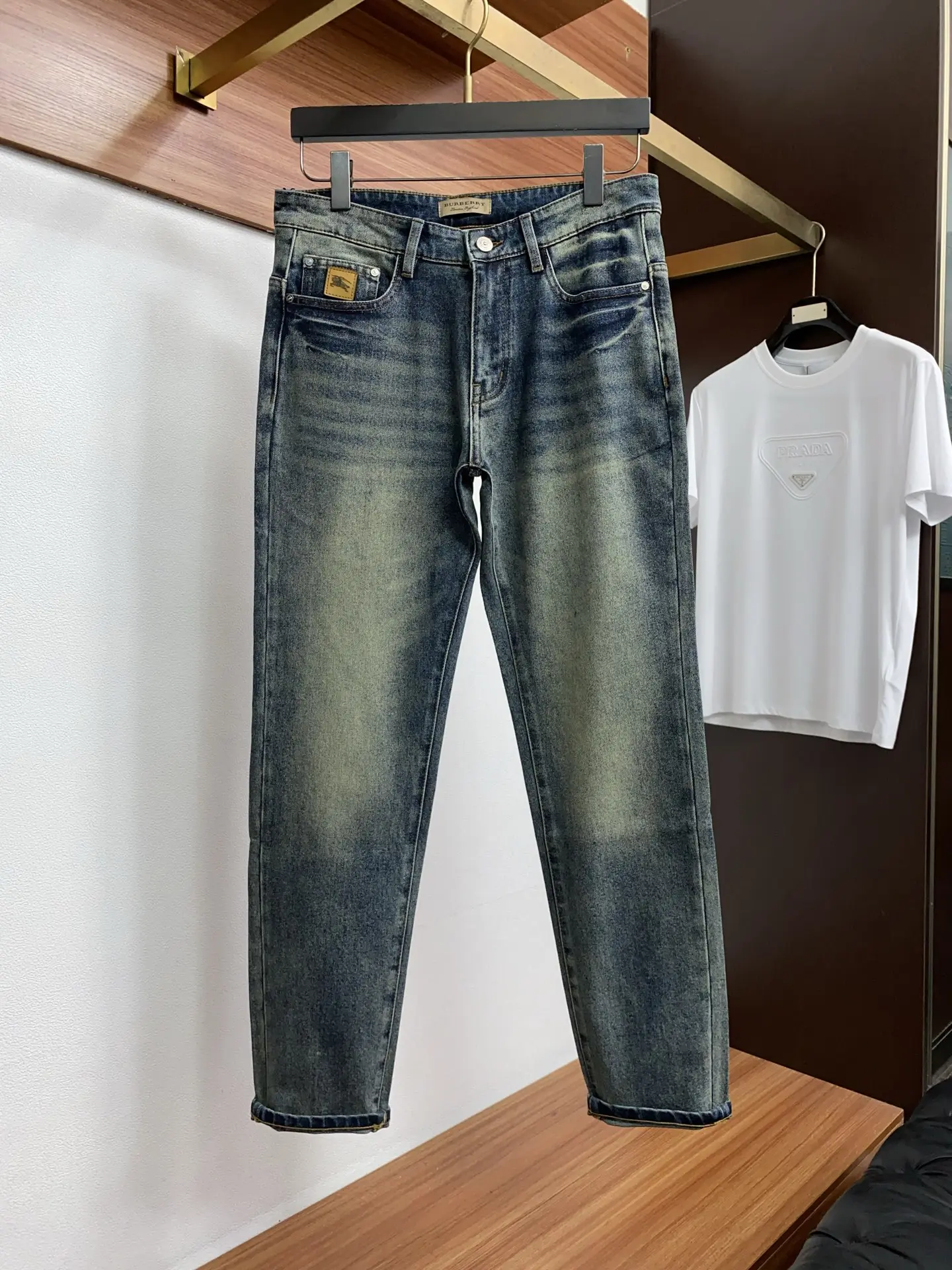 Logo Patch Slim-Straight Jeans D17522575 — view 3
