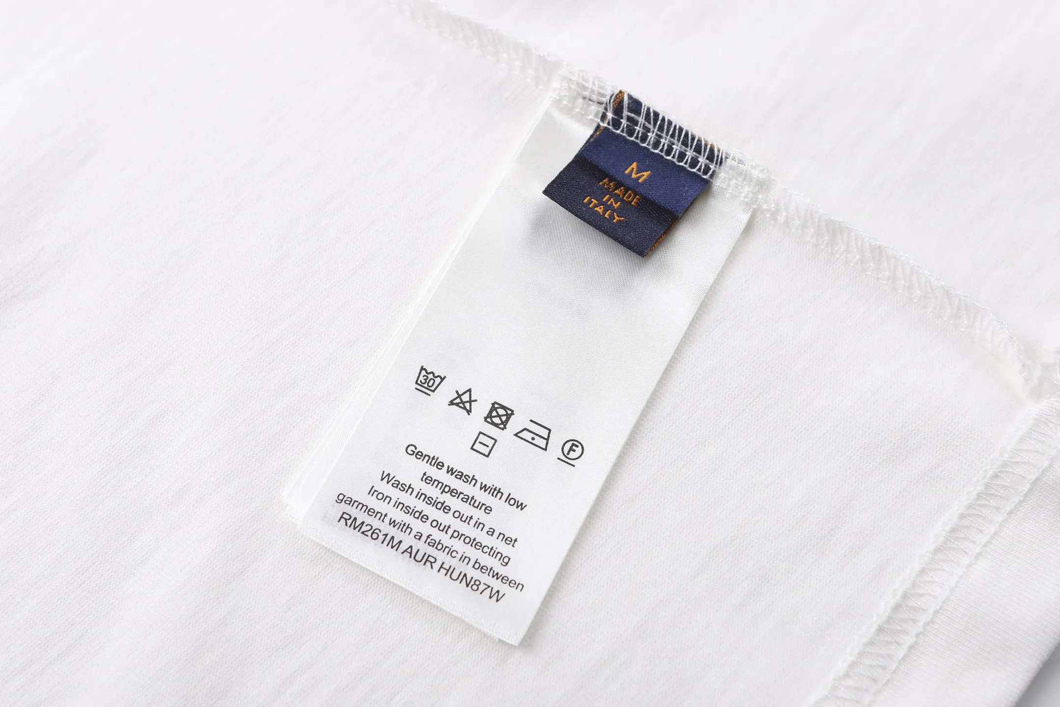 Laser-Cut Logo Appliqué Cotton T-Shirt D17519859 — view 9
