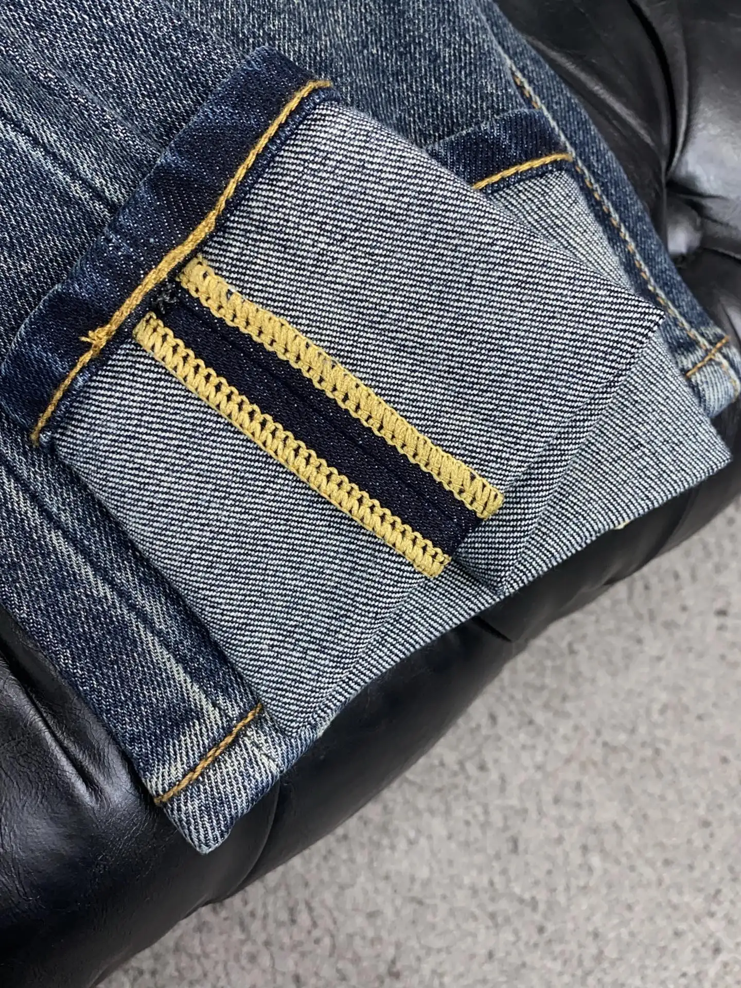 Moncler Slim-Fit Straight-Leg Jeans D17522571 — view 8