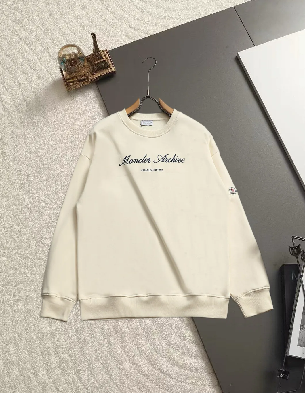 Moncler Archive Logo Embroidered Sweatshirt D17520217