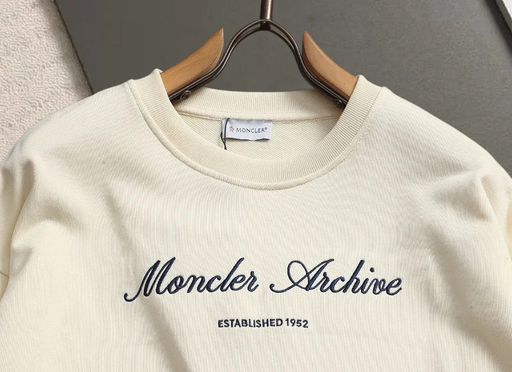 Moncler Archive Logo Embroidered Sweatshirt D17520217 — view 3