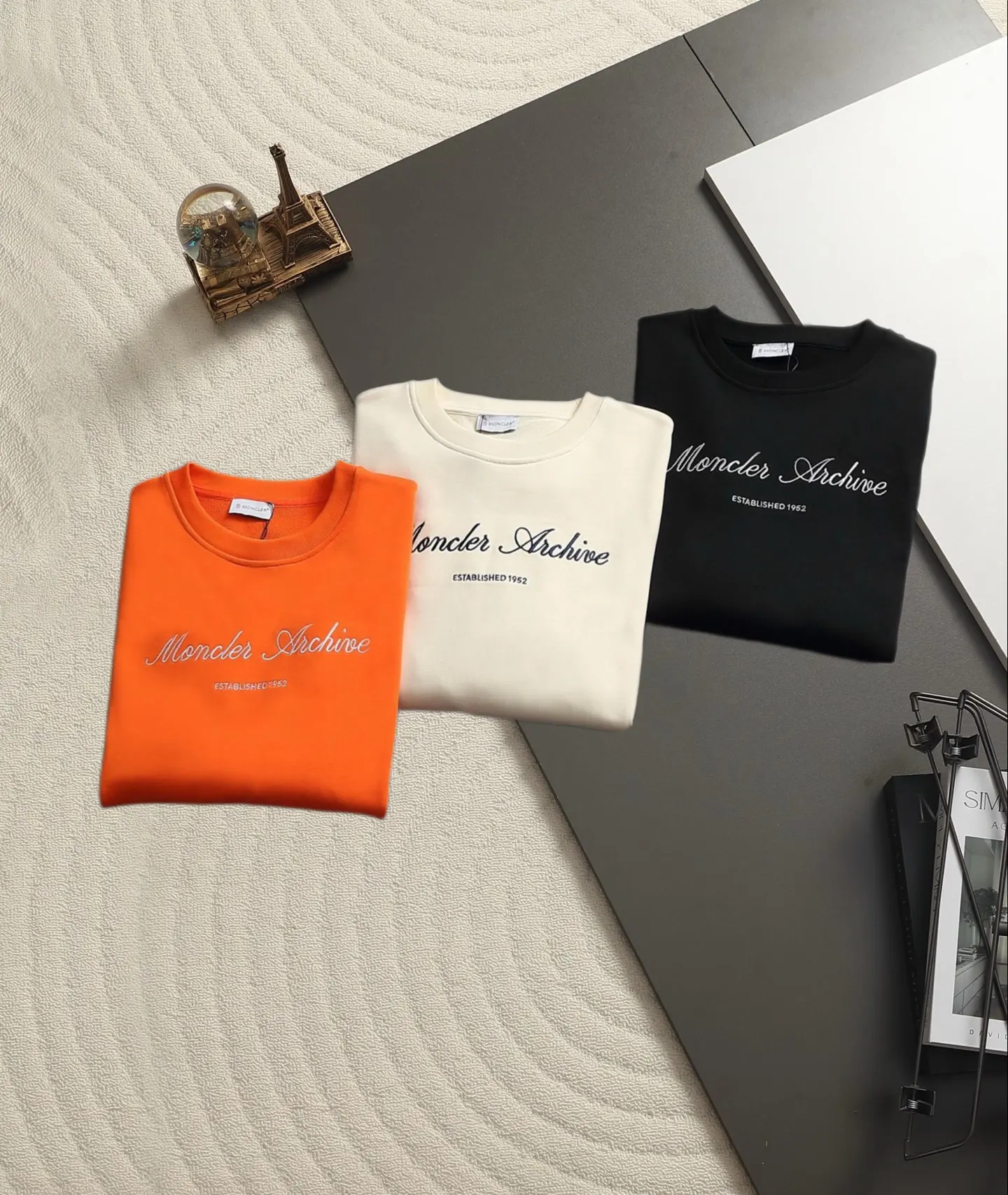 Moncler Archive Logo Embroidered Sweatshirt D17520216 — view 2