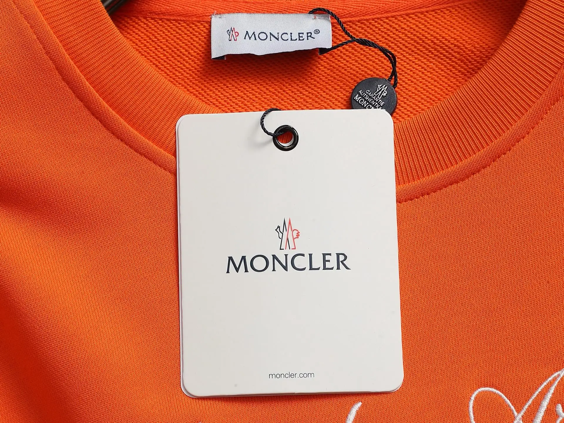 Moncler Archive Logo Embroidered Sweatshirt D17520216 — view 6