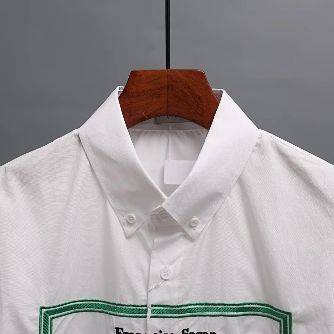 Bonjour Tristesse Embroidered Cotton Shirt D17521348 — view 3