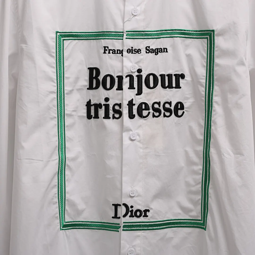 Bonjour Tristesse Embroidered Cotton Shirt D17521348 — view 5