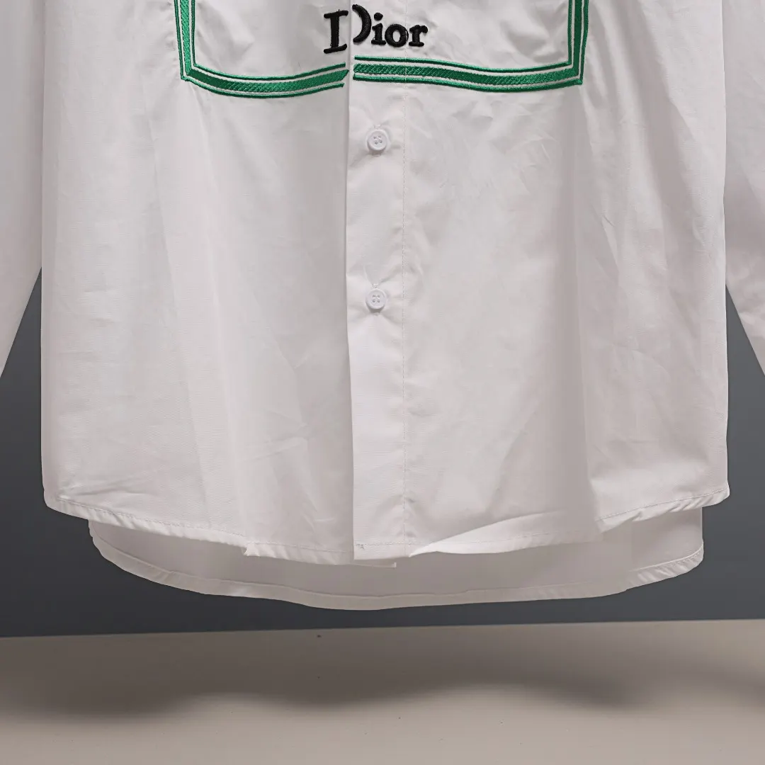 Bonjour Tristesse Embroidered Cotton Shirt D17521348 — view 8