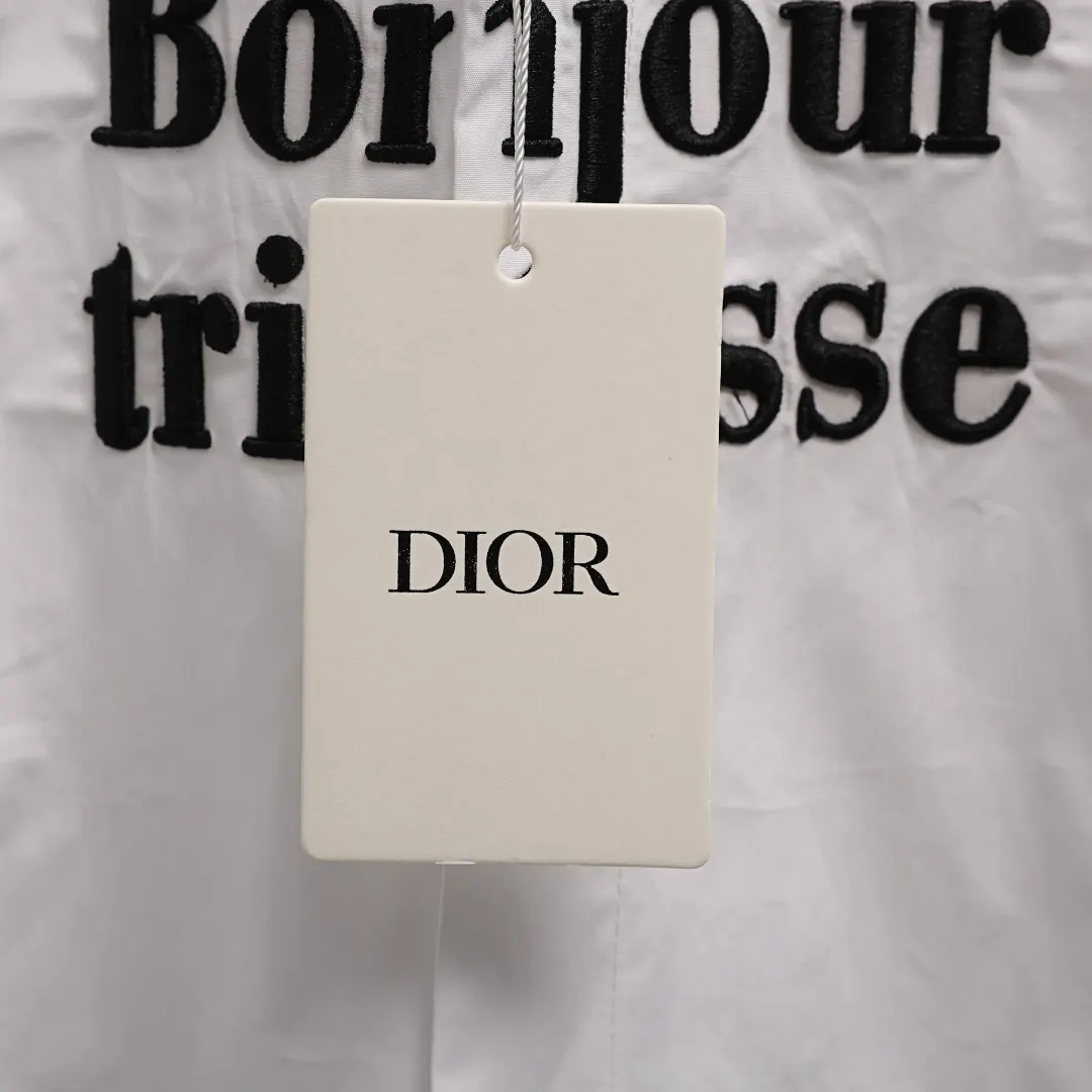 Bonjour Tristesse Embroidered Cotton Shirt D17521348 — view 9