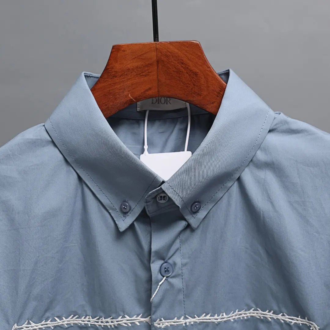 Les Fleurs du Mal Embroidered Cotton Shirt D17521347 — view 3
