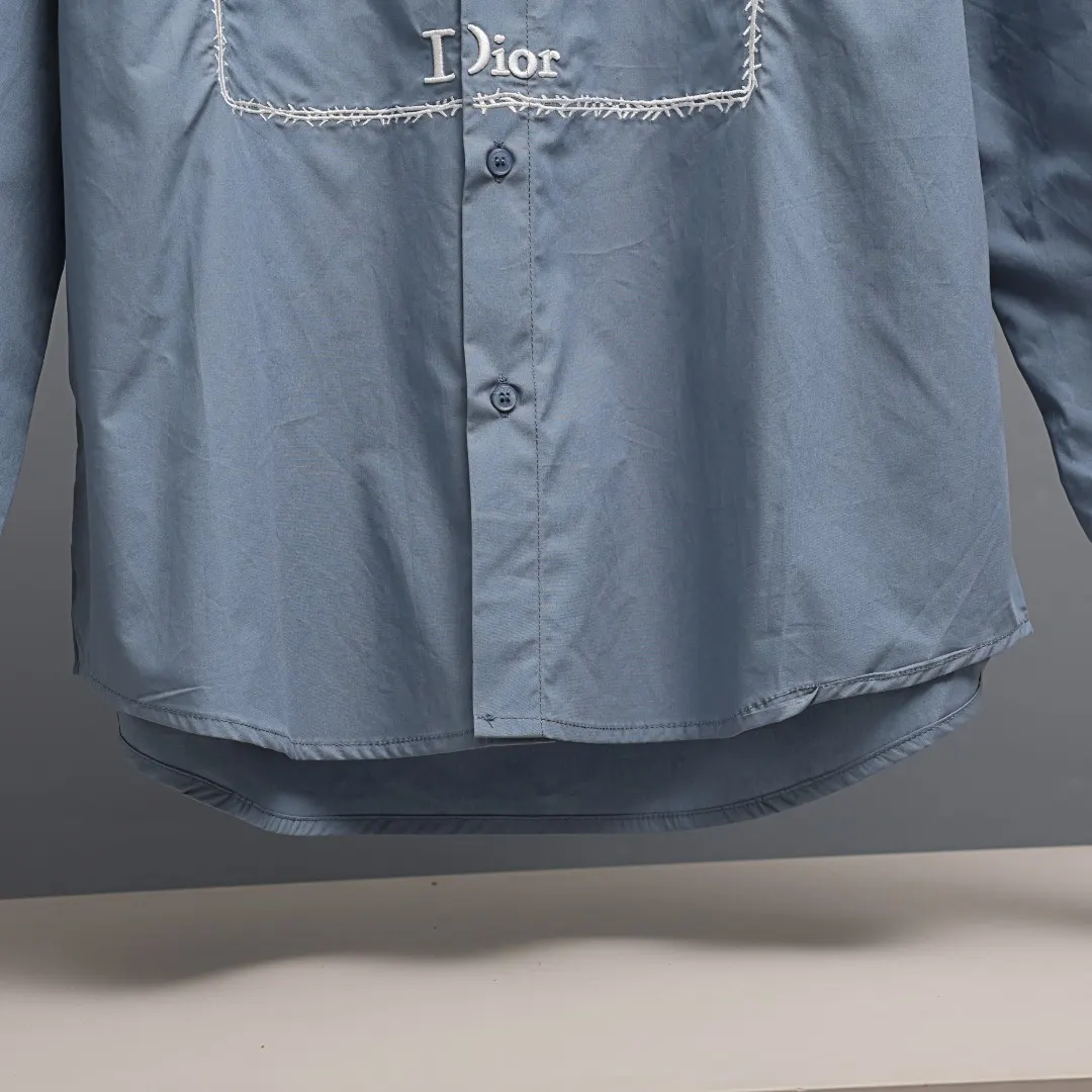 Les Fleurs du Mal Embroidered Cotton Shirt D17521347 — view 7