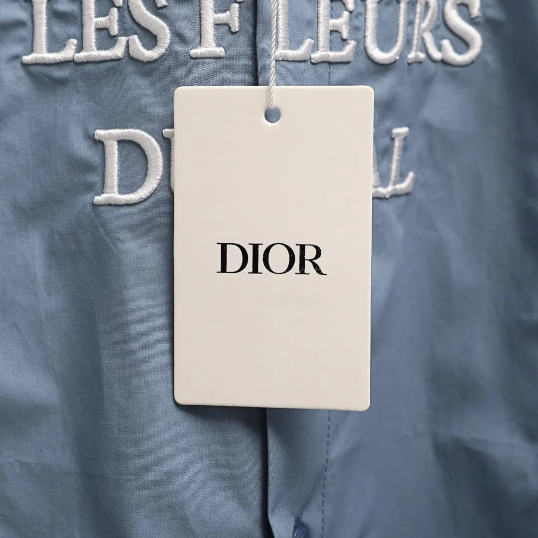 Les Fleurs du Mal Embroidered Cotton Shirt D17521347 — view 8