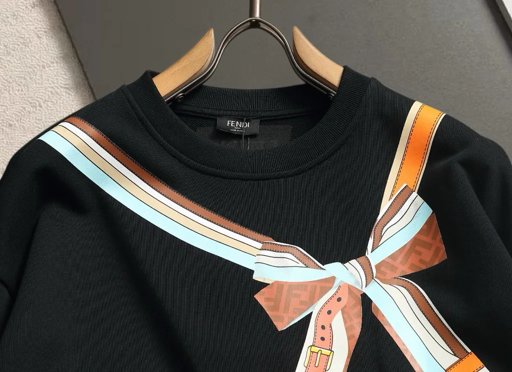 Trompe L'oeil Bow Print Sweatshirt D17520214 — view 3