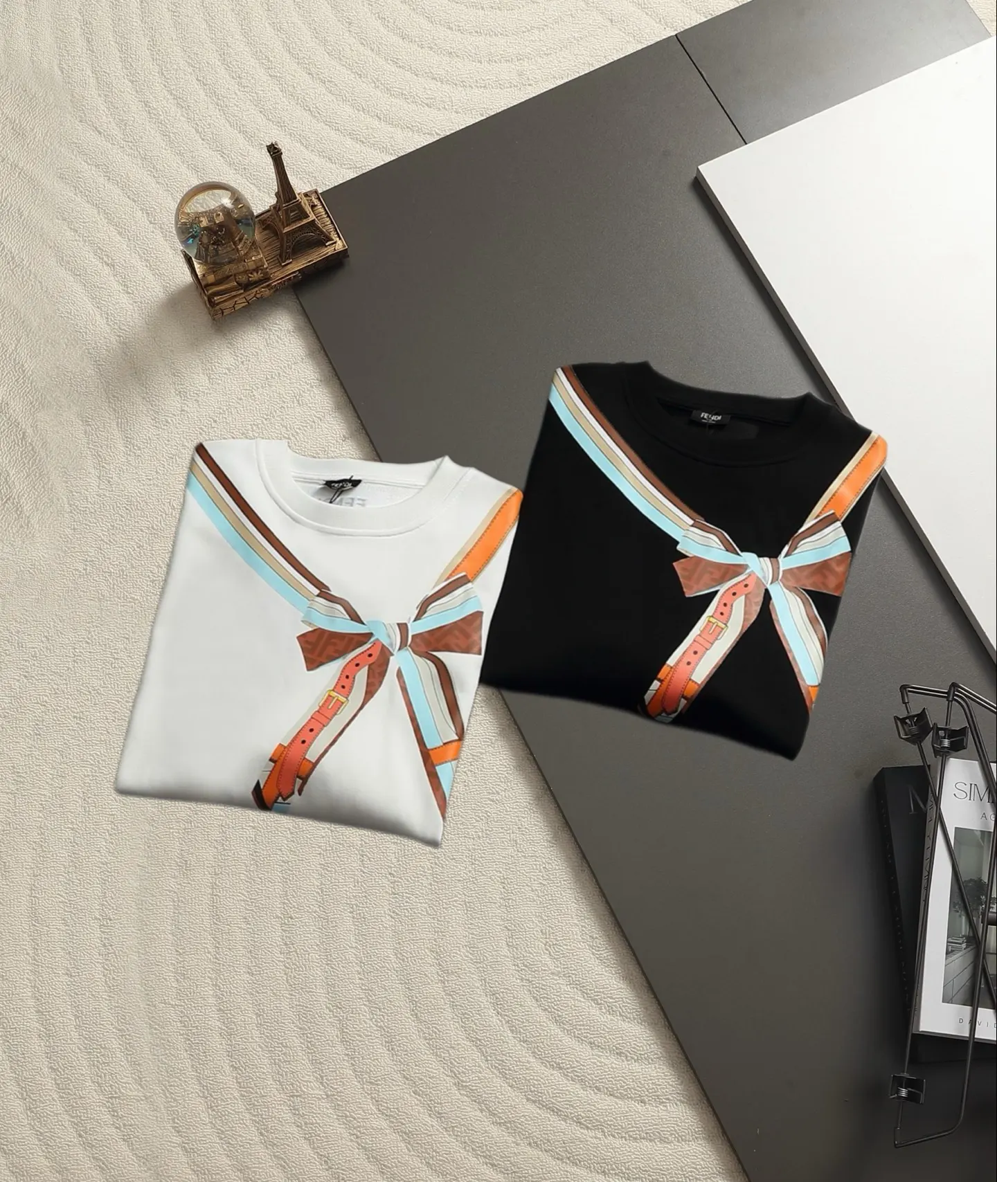 Bow-Print Crew-Neck Sweatshirt D17520215 — view 2