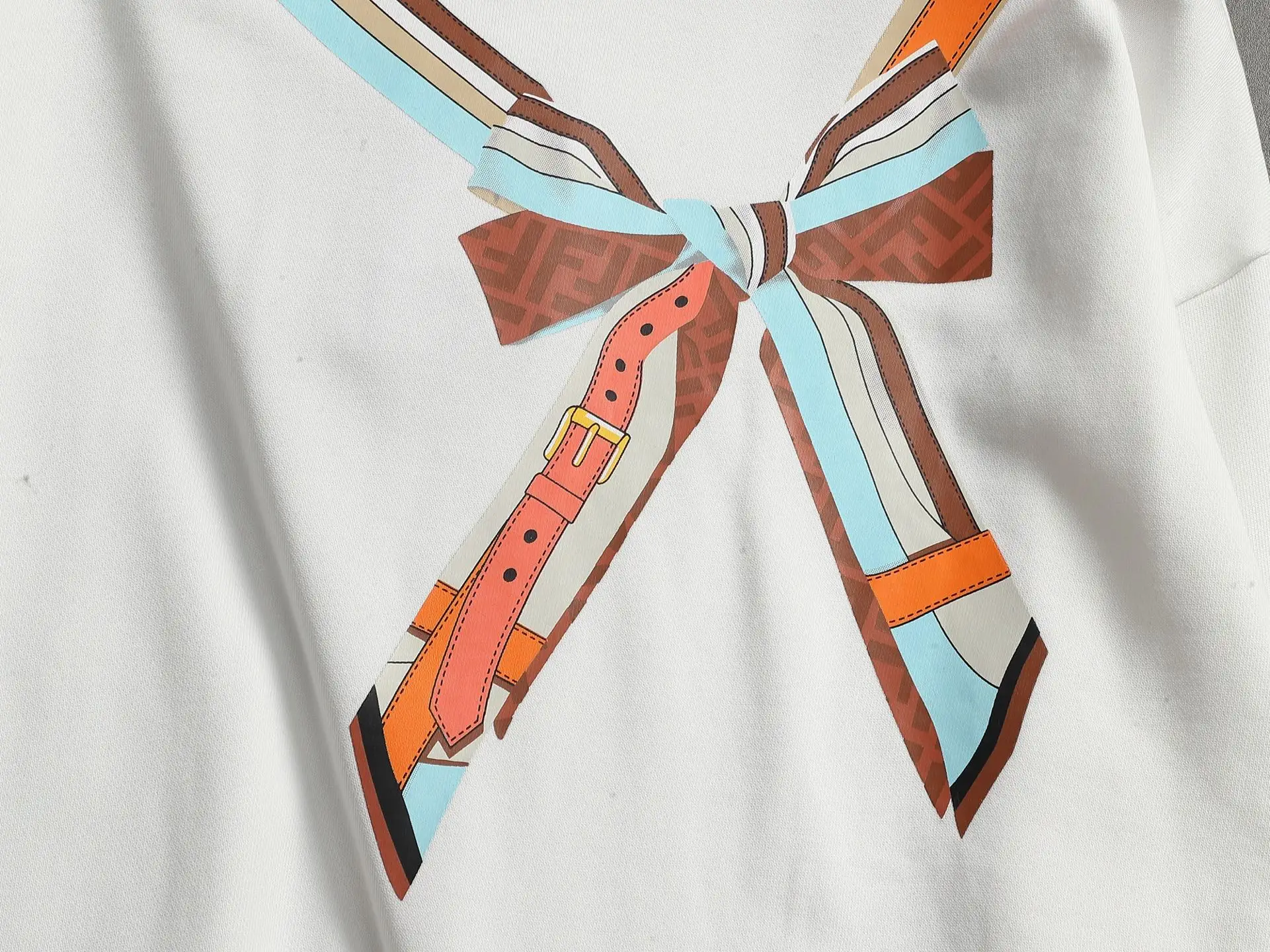 Bow-Print Crew-Neck Sweatshirt D17520215 — view 4