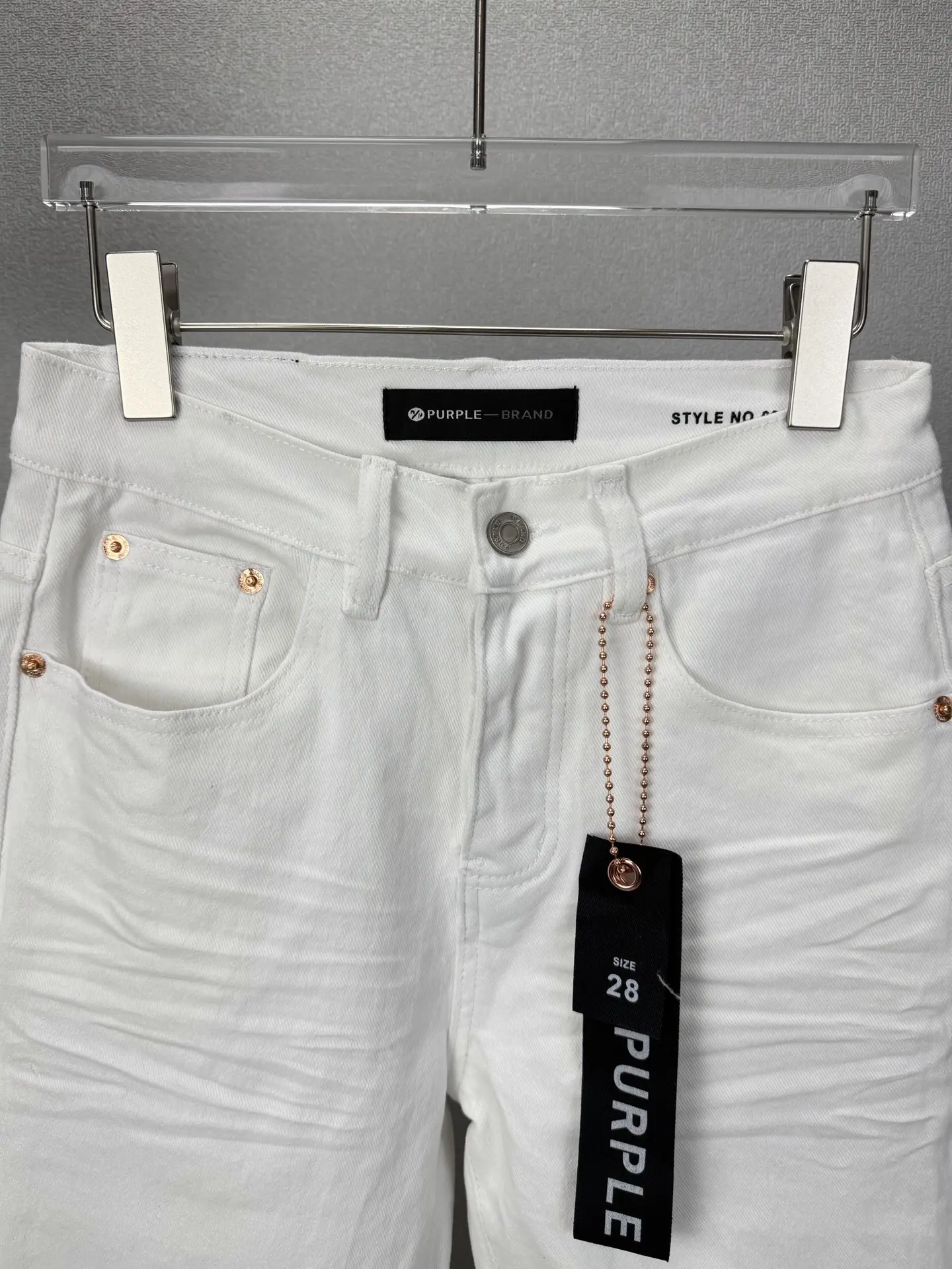 Crinkled Flare-Leg Stretch Jeans D17521875 — view 3