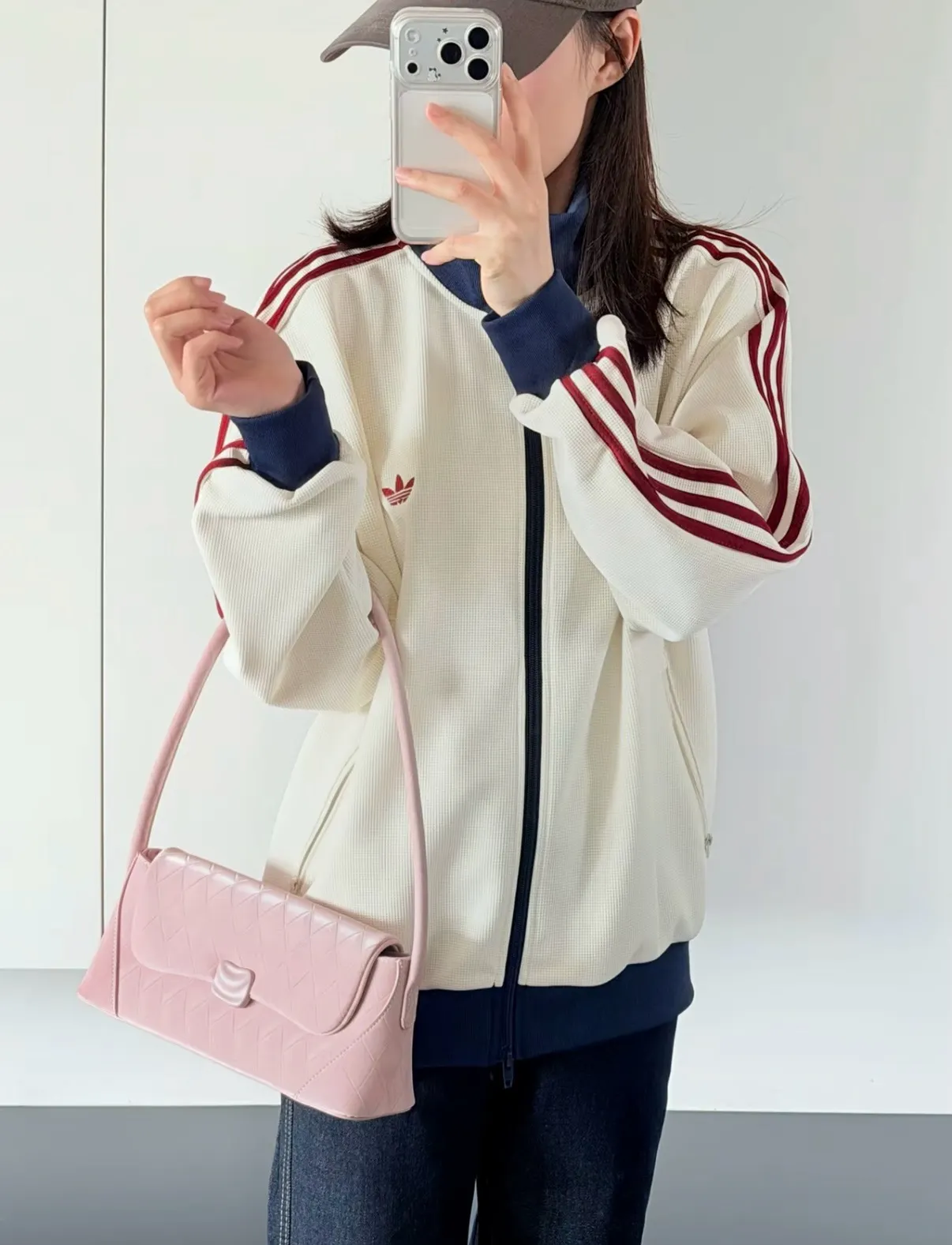 Originals Waffle Knit Track Jacket D17521751 — view 2