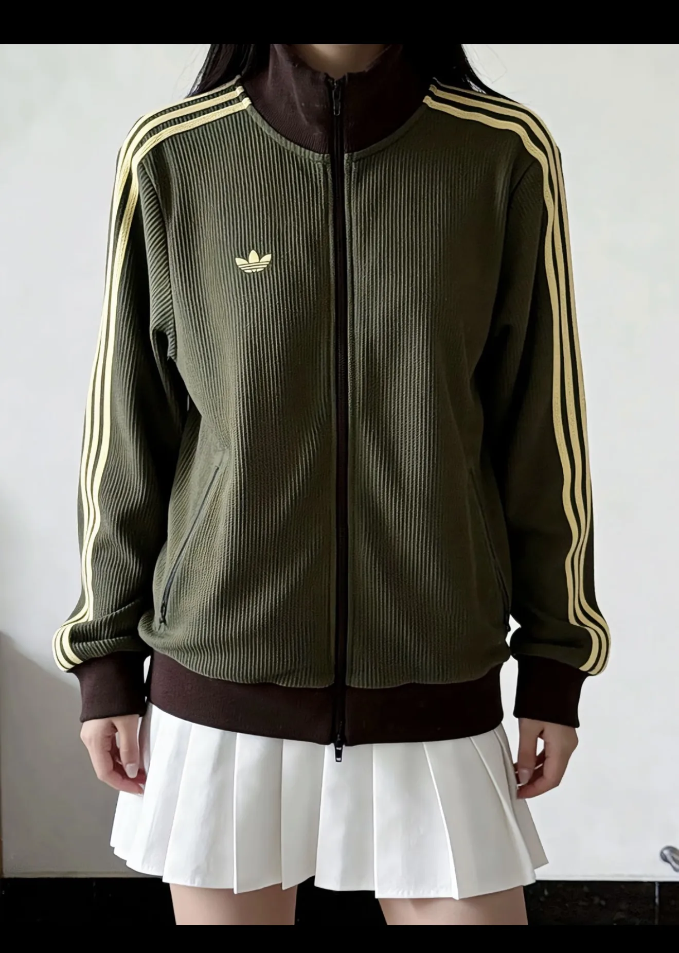 Originals Waffle Knit Track Jacket D17521753 — view 5