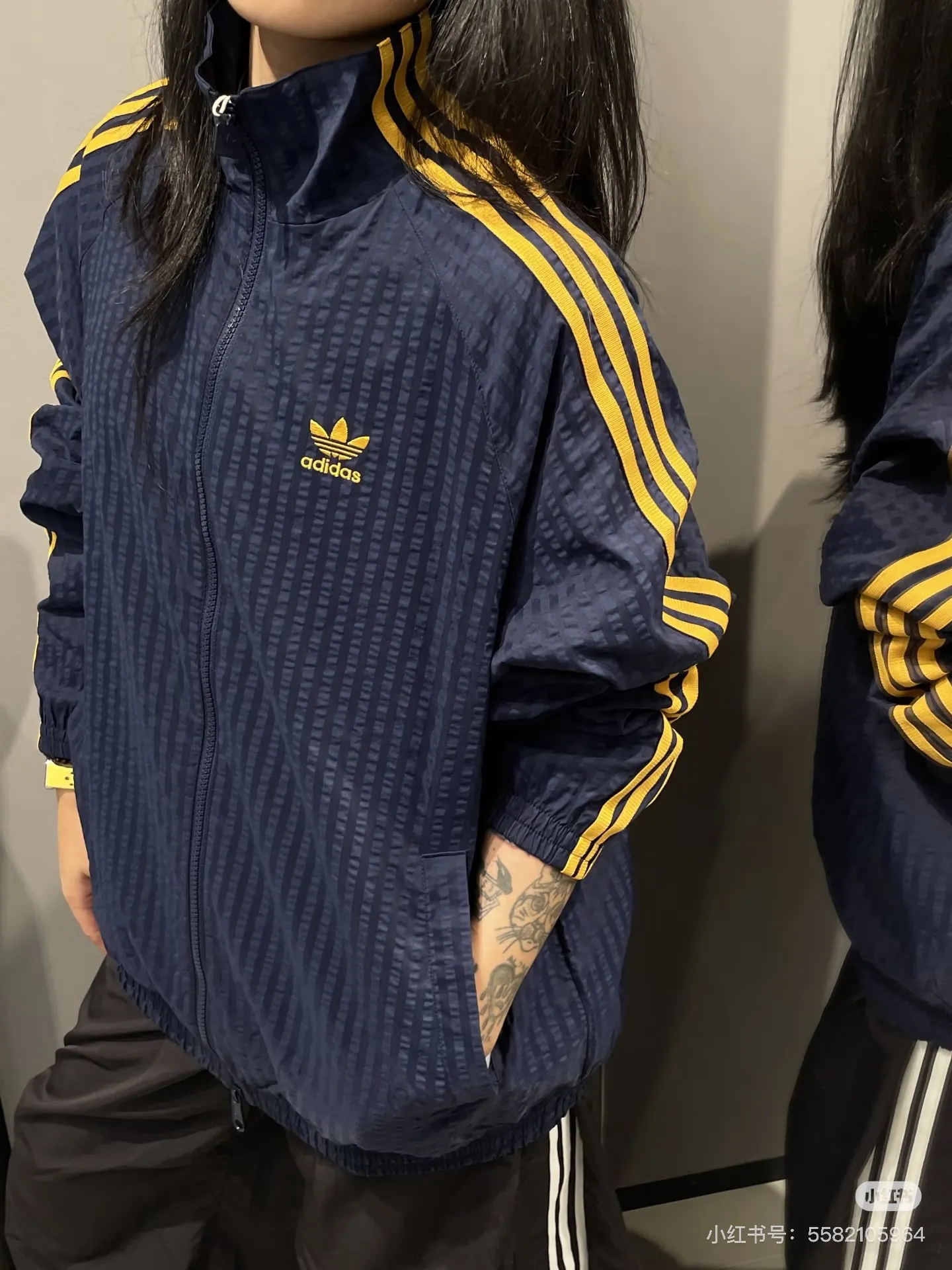 Seersucker Striped Track Jacket D17521743 — view 6