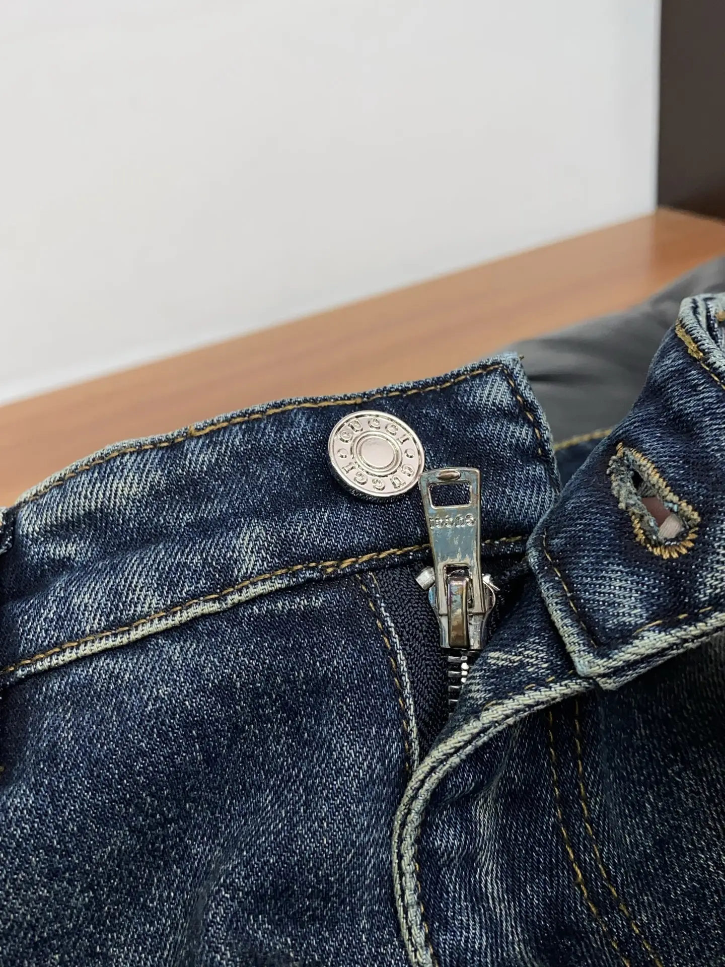 Monogram Slim-Fit Straight-Leg Jeans D18022570 — view 5