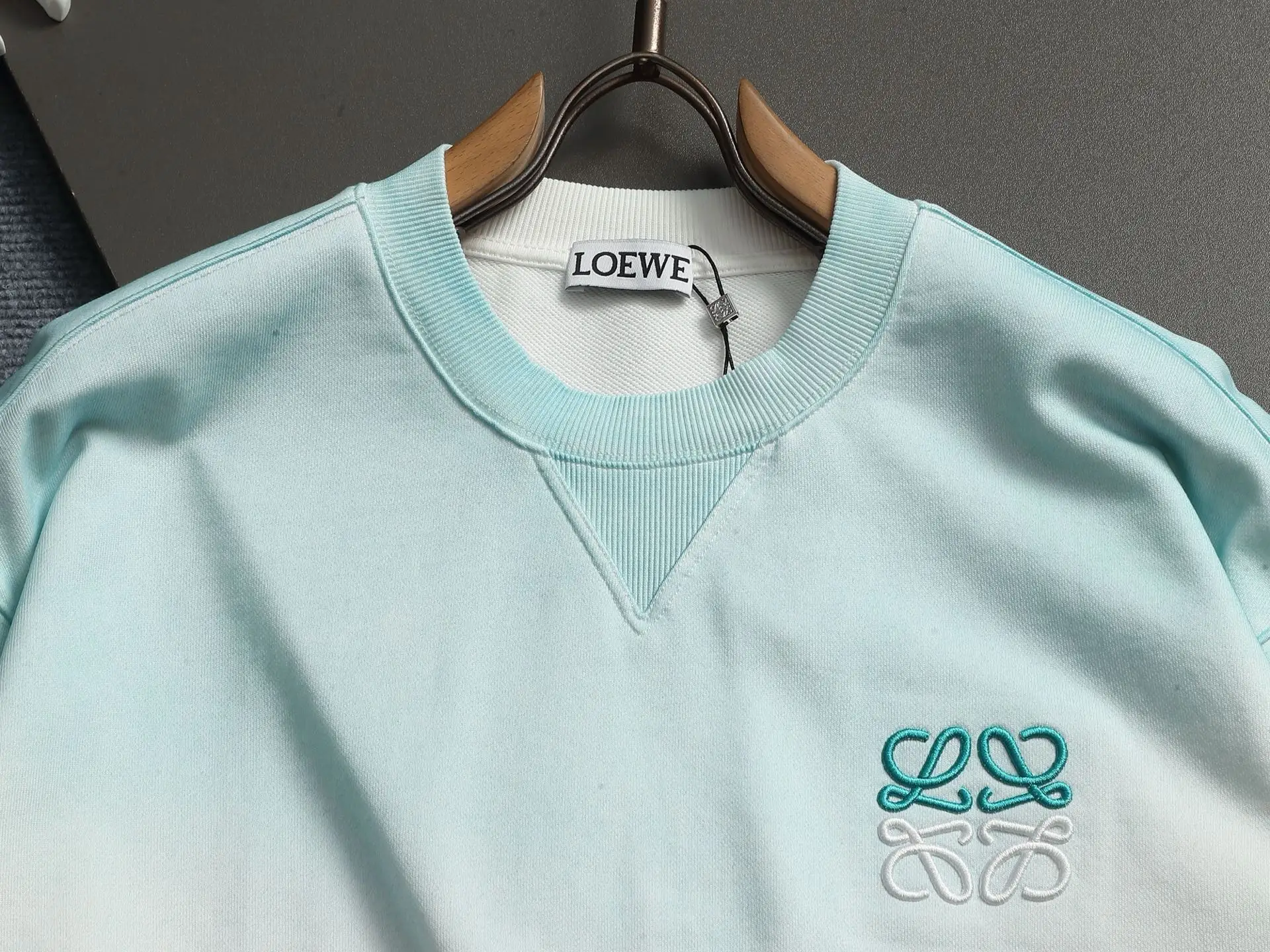 Anagram Embroidered Tie-Dye Sweatshirt D18021933 — view 2