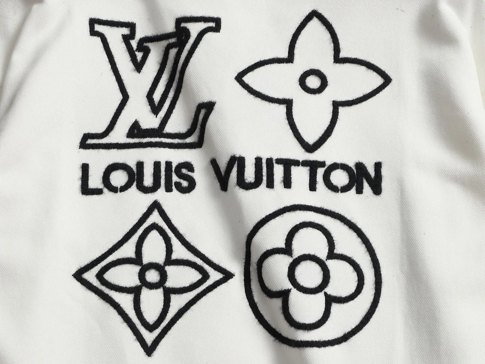 LV Logo Embroidered Crew-Neck Sweatshirt D18021939 — view 9