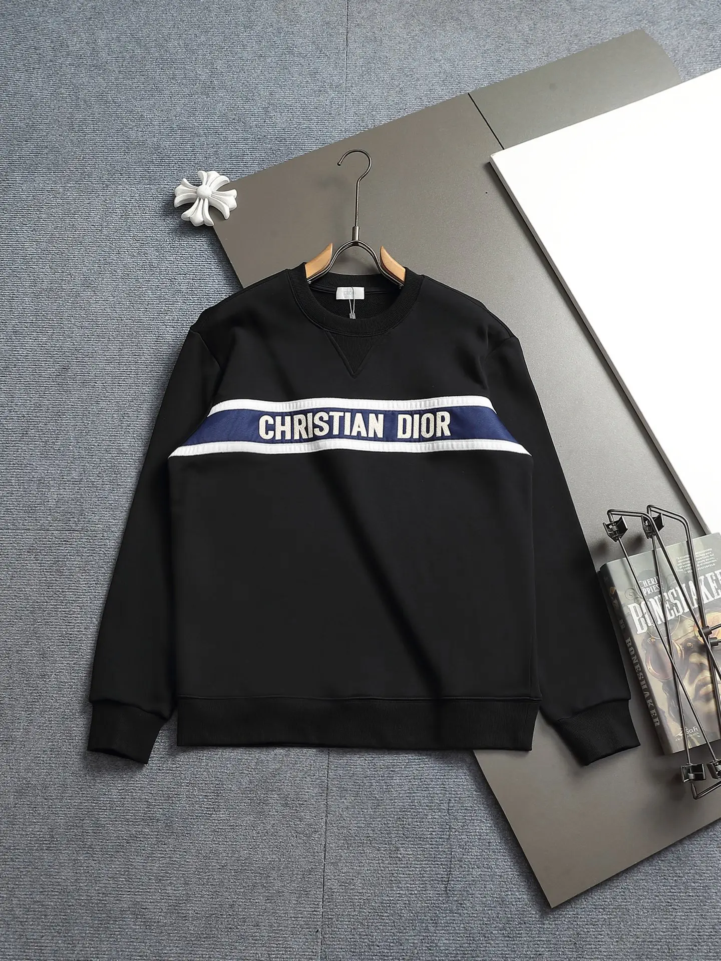 Logo-Embroidered Cotton-Blend Sweatshirt D18021938