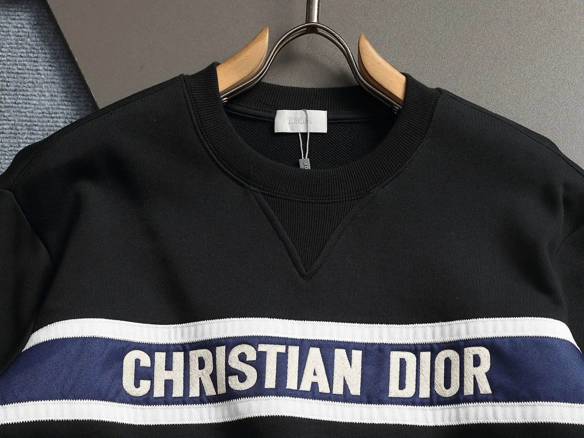 Logo-Embroidered Cotton-Blend Sweatshirt D18021938 — view 2