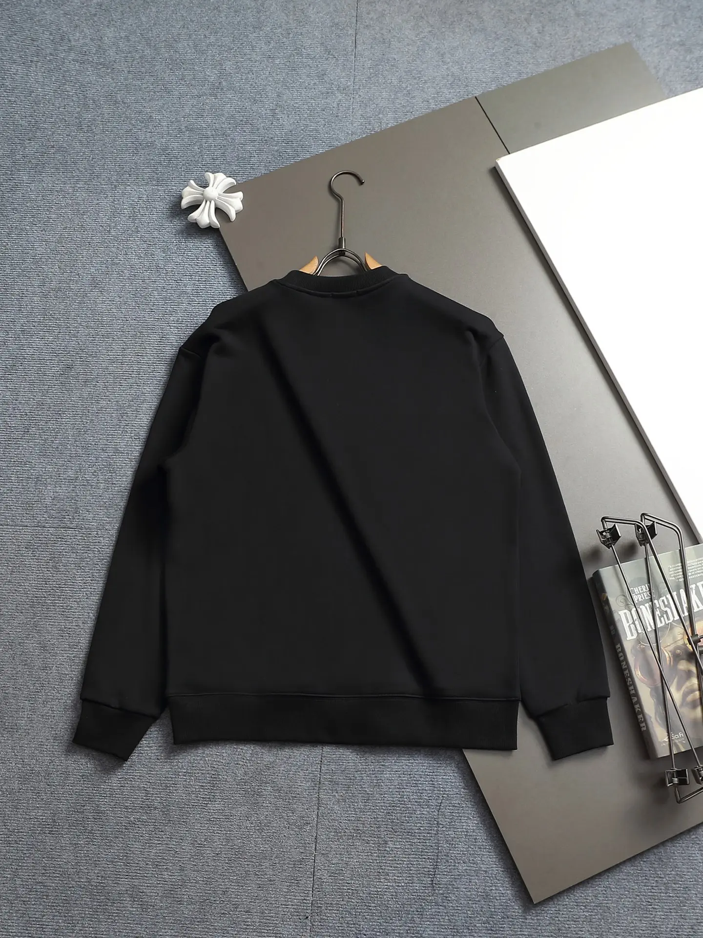 Logo-Embroidered Cotton-Blend Sweatshirt D18021938 — view 10