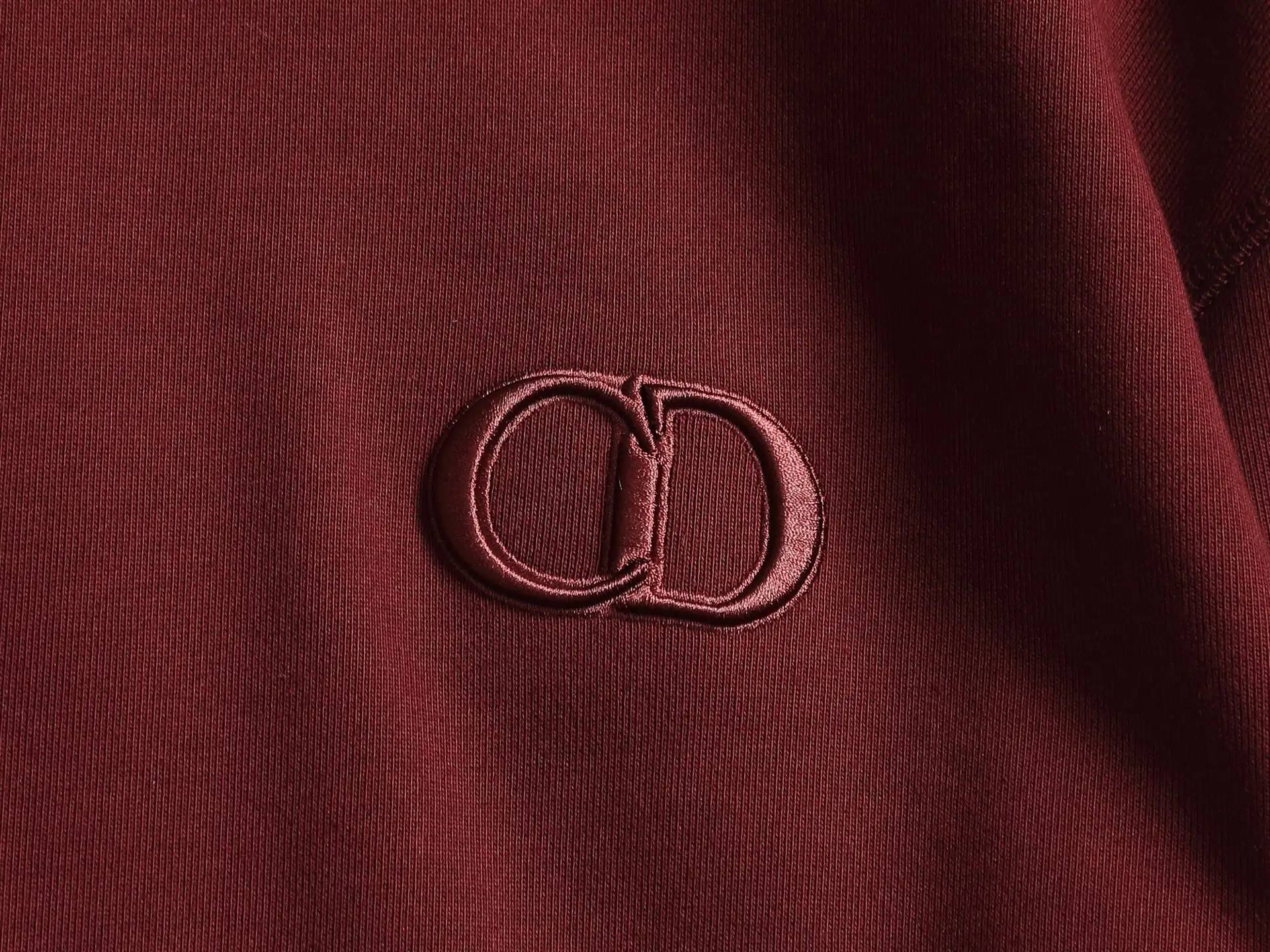 CD Logo Embroidered Crew-Neck Sweatshirt D18020195 — view 4