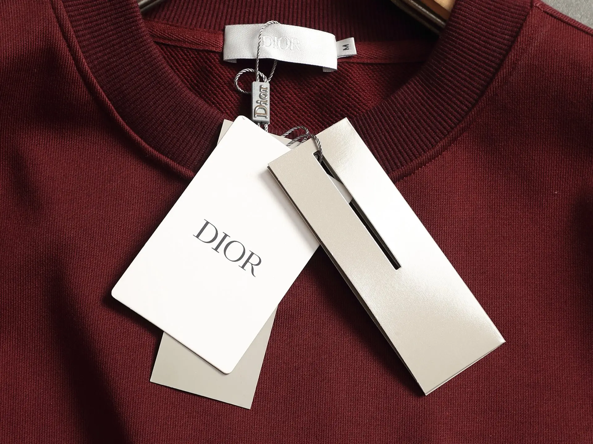 CD Logo Embroidered Crew-Neck Sweatshirt D18020195 — view 5