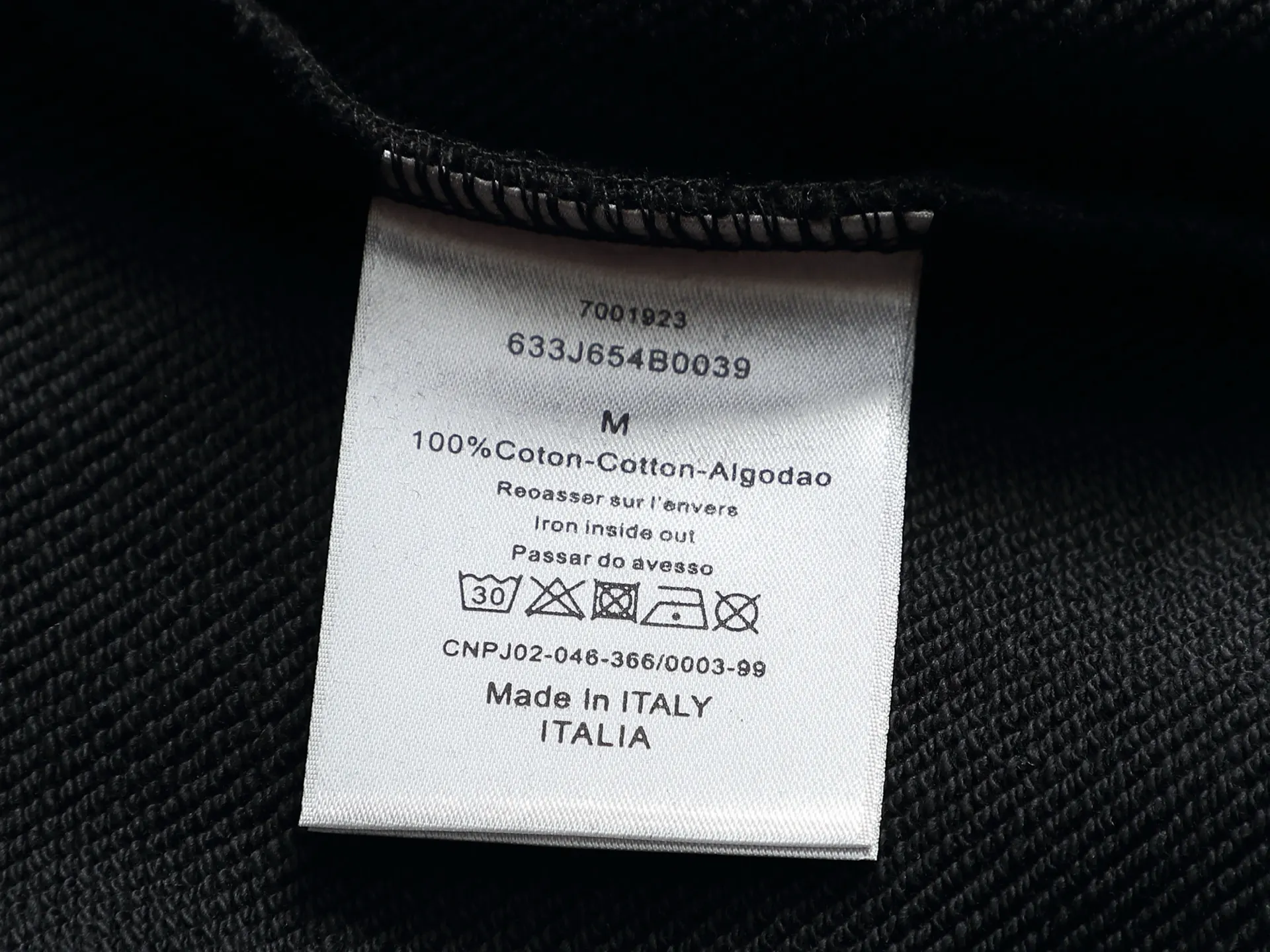 CD Logo Embroidered Crew-Neck Sweatshirt D18021954 — view 8